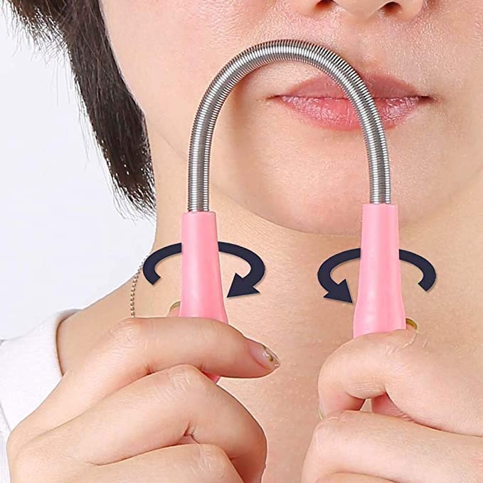 Premium Manual Facial Hair Remover for Women - Dual Epilator Stick for Face & Body Hair Removal - Beauty Tool Kit (2-Pack) - Perfect for Travel & At-Home Grooming