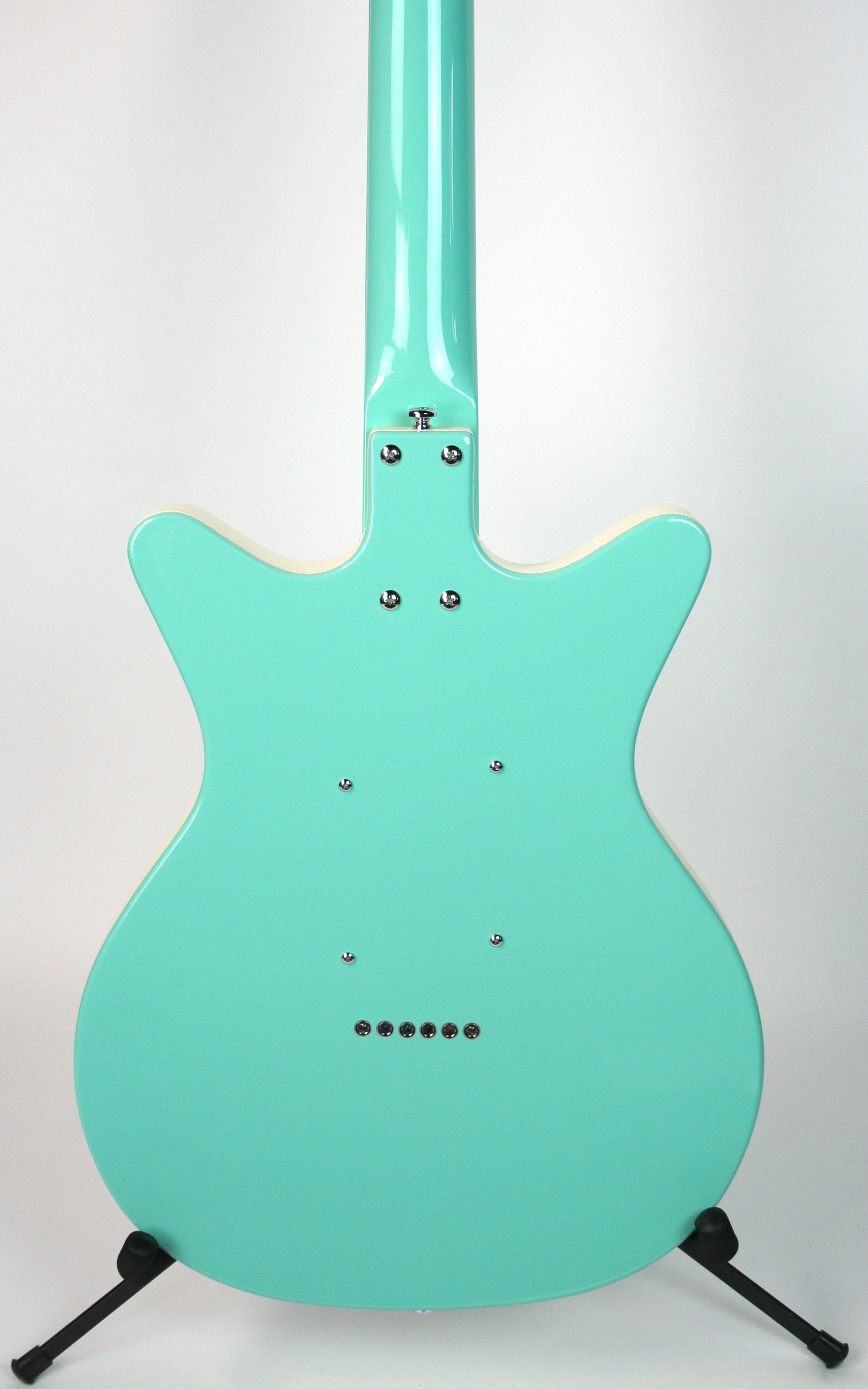 Danelectro '59 12-String Electric Guitar in Aqua Blue - Perfect for Rock, Blues & Vintage Music Performances