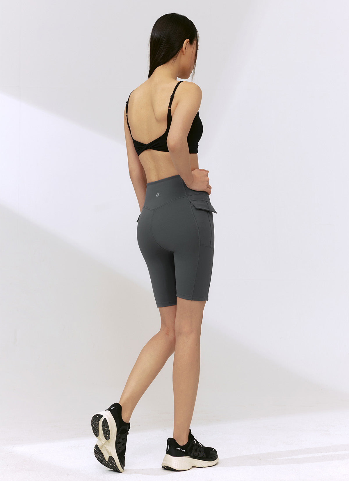 Black Label 360N Out Pocket Leggings - High Waist Yoga Pants with Side Pockets for Running, Gym & Workout - Comfortable Stretchy Athletic Tights for Women