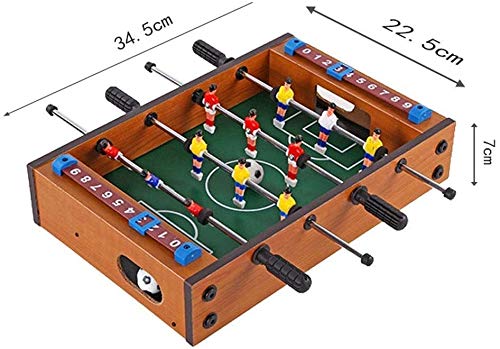 Mini Foosball Table - Portable Tabletop Soccer Game for Kids & Adults - Fun Family Game Night & Party Sports Accessories - Perfect for Indoor Playrooms, Game Rooms & Office Breaks