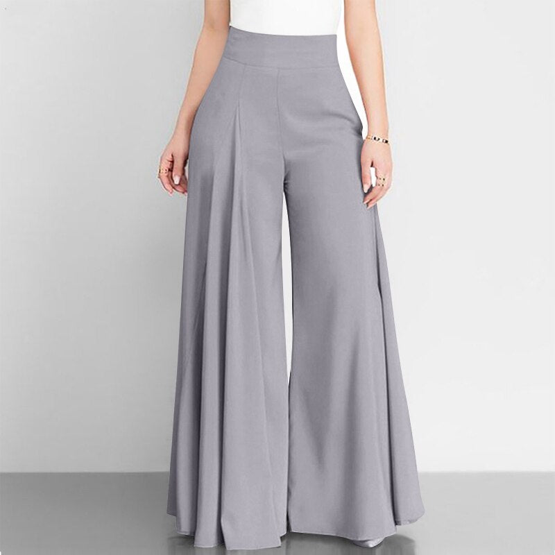 Elegant High Waist Pants for Women - Comfortable Stretchy Trousers for Office, Travel & Casual Wear