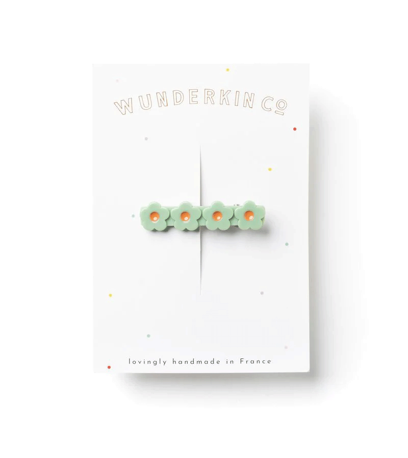 Wunderkin Celery Flower Hair Clip - Elegant Floral Hair Accessory for Women & Girls | Perfect for Weddings, Parties & Everyday Wear