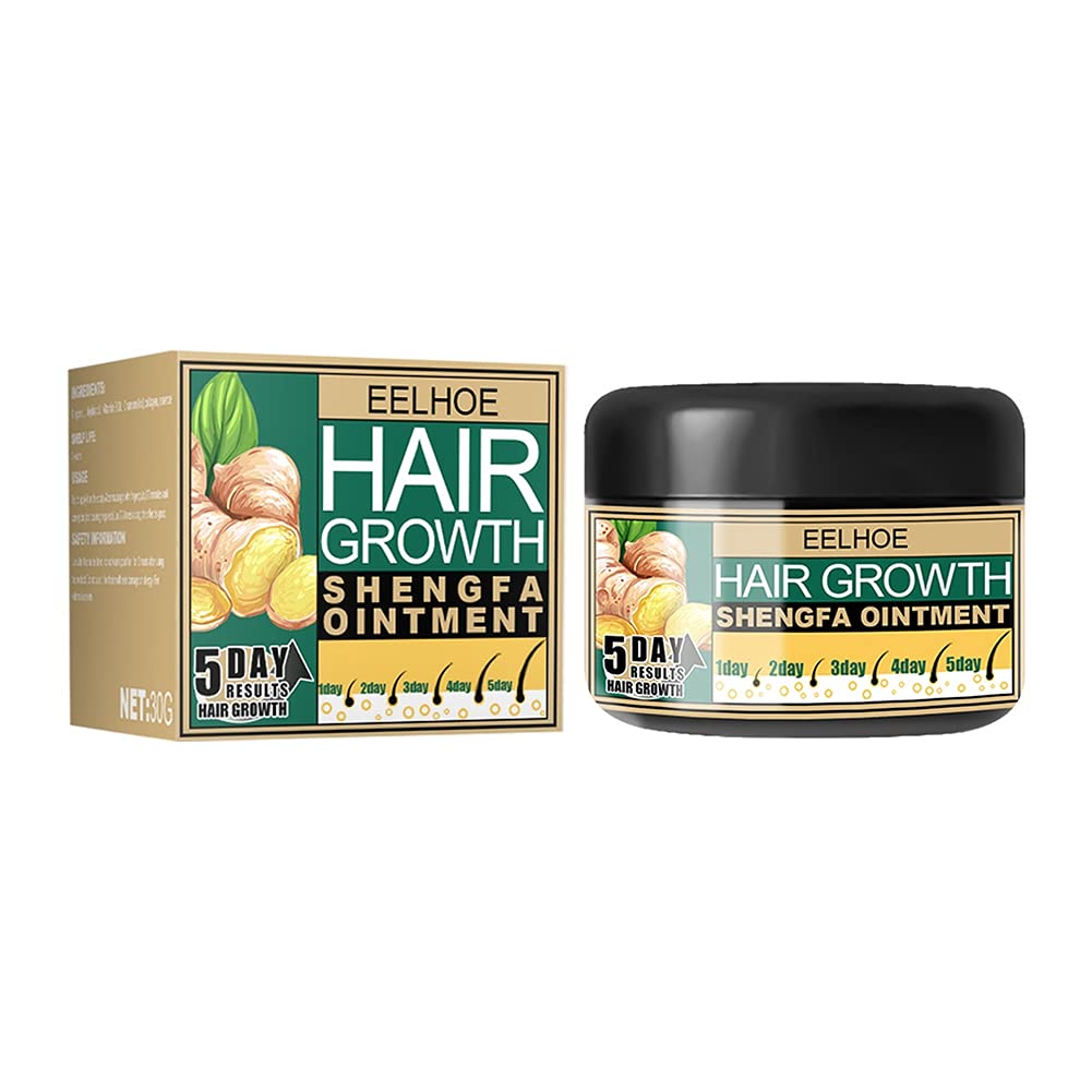 Hair Growth Cream for Bald Spot Treatment - Scalp Moisturizer & Follicle Conditioner for Men & Women - Promotes Hair Regrowth & Scalp Massage - Ideal for Thinning Hair & Daily Hair Care Routine