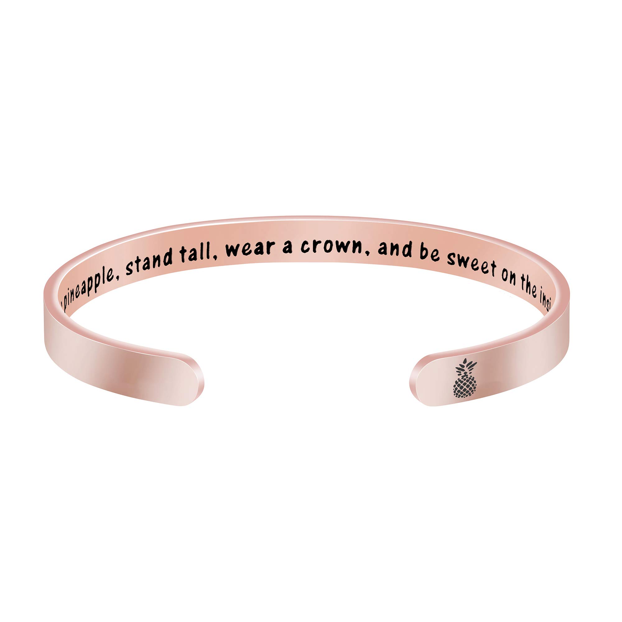 Inspirational Bracelets for Women - Motivational Jewelry Gift for Sister, Mom, Daughter & Friends - Christmas, Birthday, Thanksgiving Present - Perfect for Daily Wear, Special Occasions & Self-Encouragement