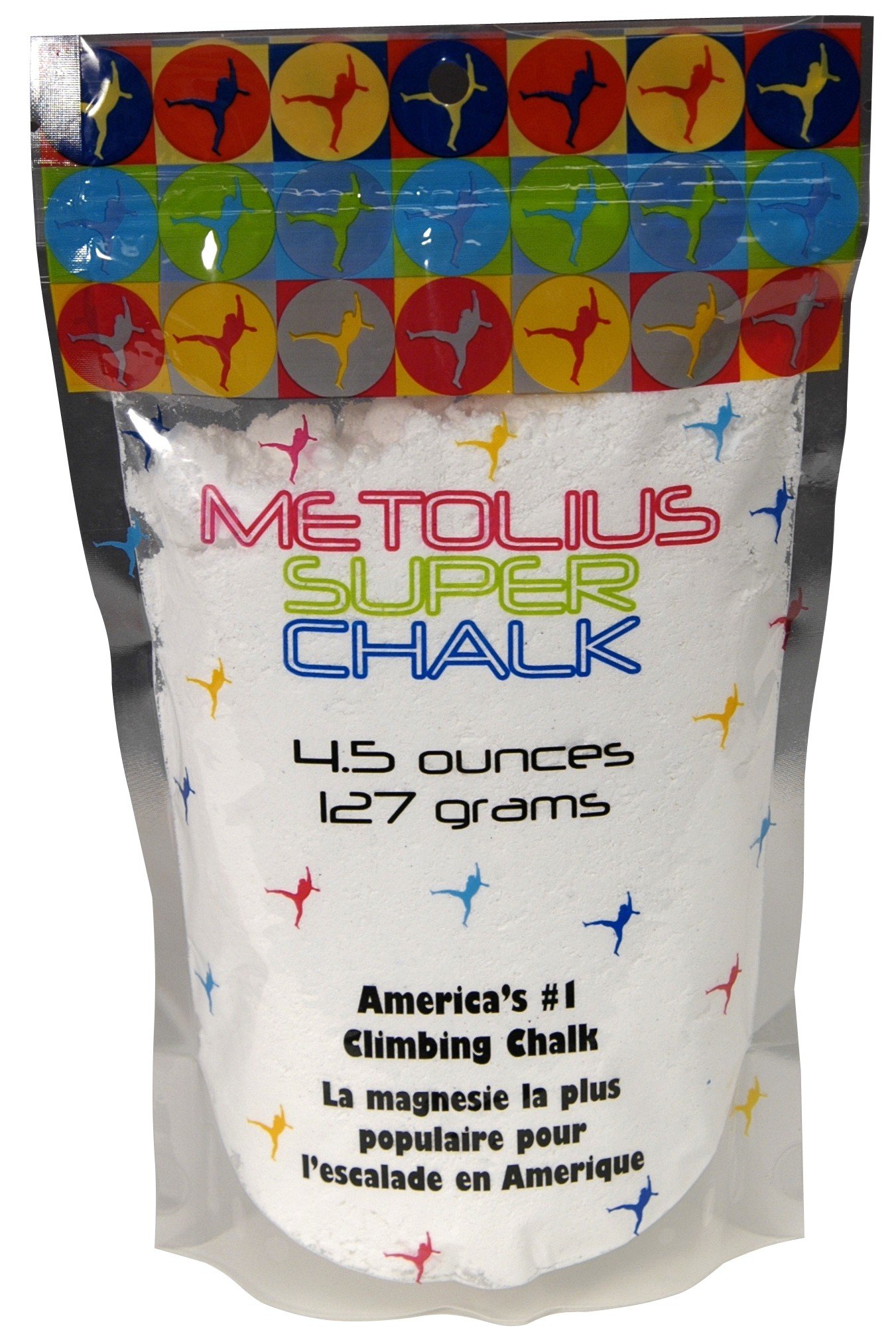 Metolius Super Chalk - 4.5 oz Bag | Premium Climbing Chalk for Gymnastics, Weightlifting & Rock Climbing | Sweat Absorption & Grip Enhancement