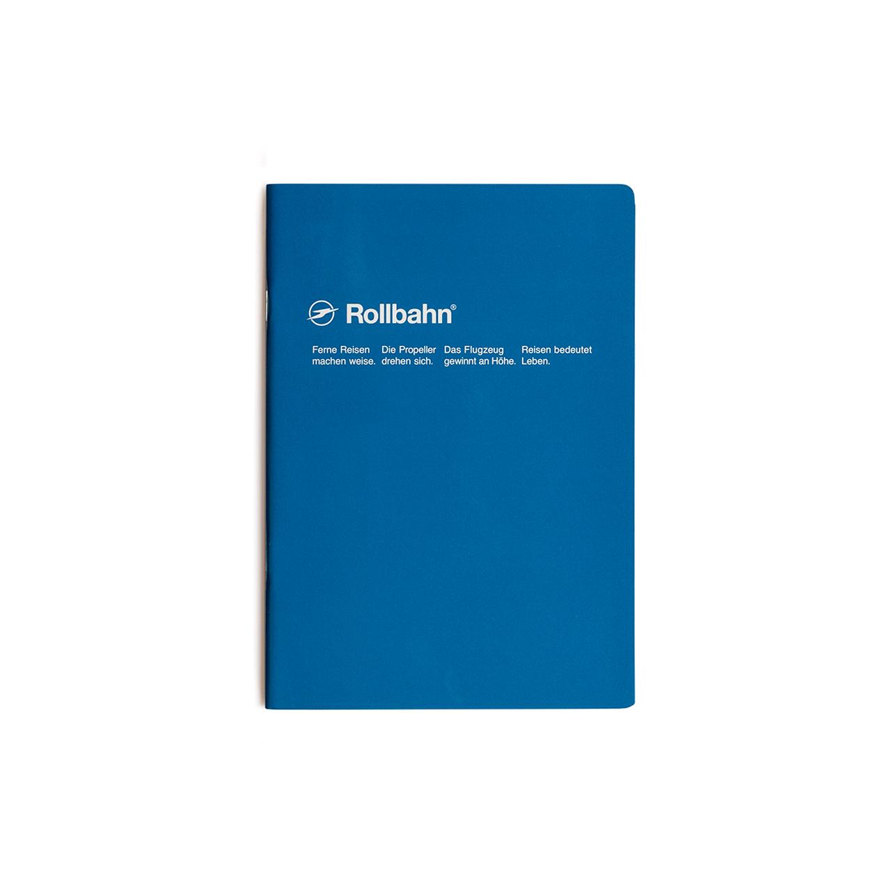 Rollbahn Slim A5 Notebook - Dotted Grid Planner with Elastic Closure, 160 Pages for Journaling, Note Taking & Daily Planning - Perfect for Students, Office & Travel Organization
