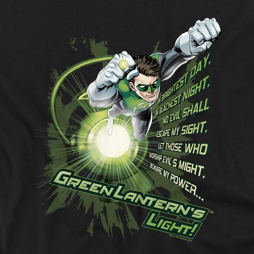 Green Lantern Flying Oath Unisex T-Shirt for Men & Women | Superhero Graphic Tee | Casual Wear & Cosplay Costume