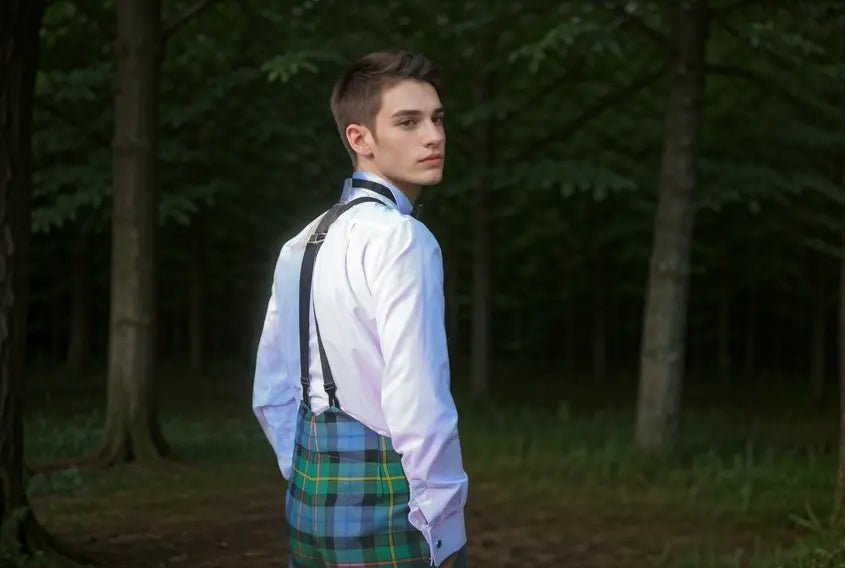 Custom Made Fishtail Back Tartan Trews - Premium Scottish Wool Trousers for Men | Perfect for Highland Dancing, Weddings & Formal Events