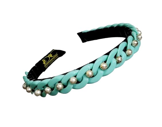 Elegant Women's Fashion Chain Stone Hairbands & Headbands - Stylish Embellished Hair Accessories for Girls & Women | Perfect for Weddings, Parties & Daily Wear