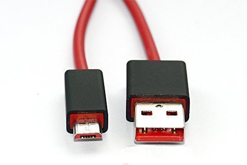 Premium Asobilor Red USB Charging Cable for Beats Solo Wireless Headphones - Fast Charging & Durable Power Cord - Perfect for Travel, Gym, and Home Use
