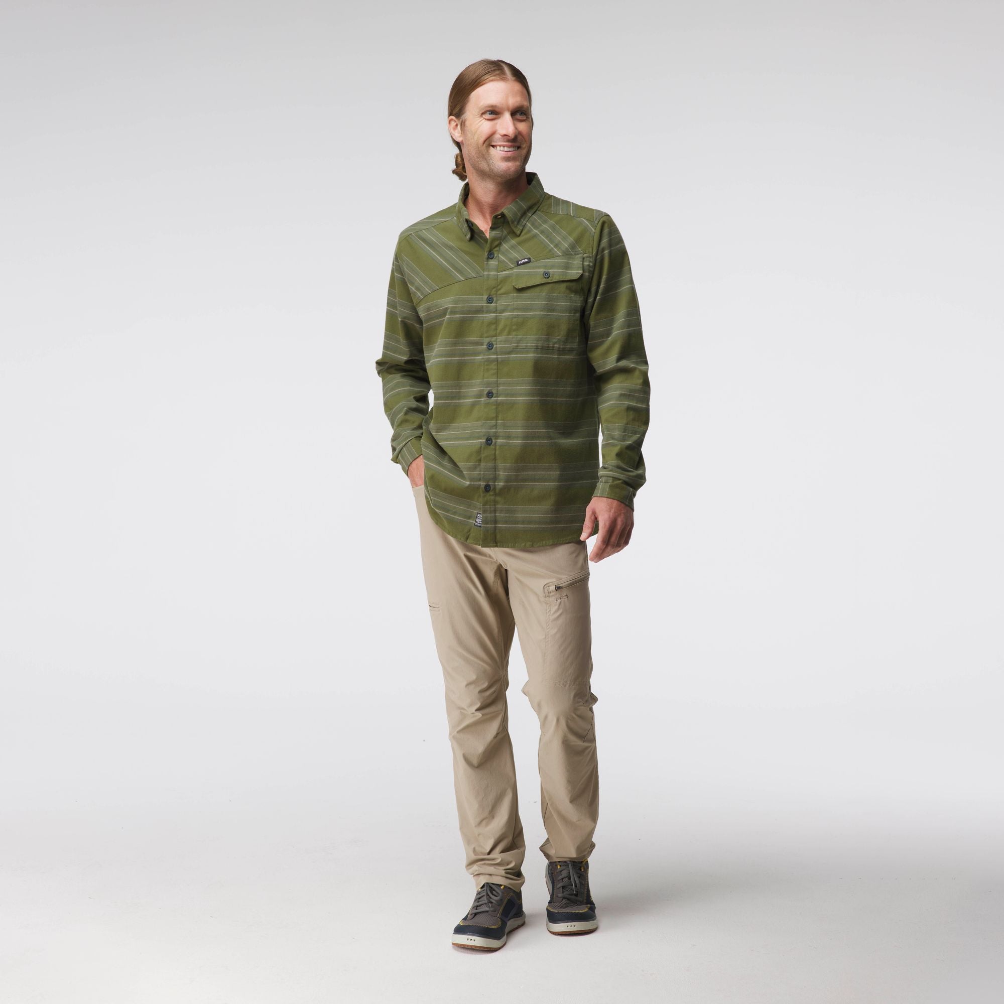 Men's Campfire Flannel Shirt - Soft & Durable Plaid Button-Up for Outdoor Adventures, Hiking, and Cozy Fall Evenings