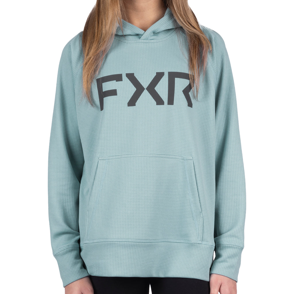 FXR Pilot UPF 50+ Sun Protection Hoodie for Youth - Lightweight & Breathable for Outdoor Sports, Hiking, and Summer Activities