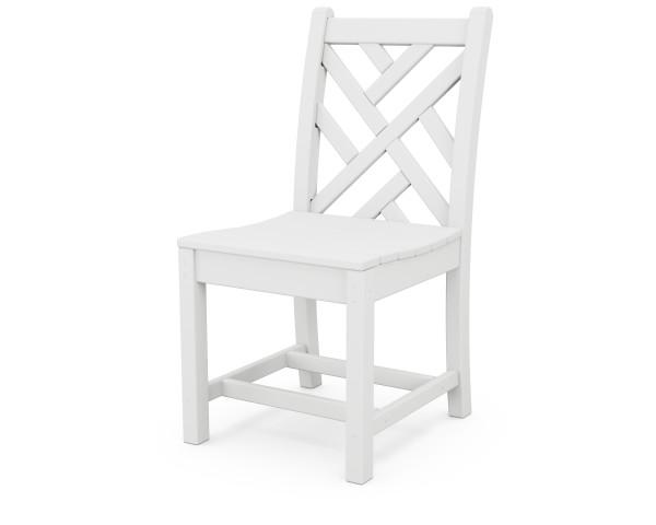 Polywood Chippendale Dining Side Chair - Weather-Resistant Outdoor/Indoor Furniture - Perfect for Patio, Garden, Dining Room & Restaurant Use