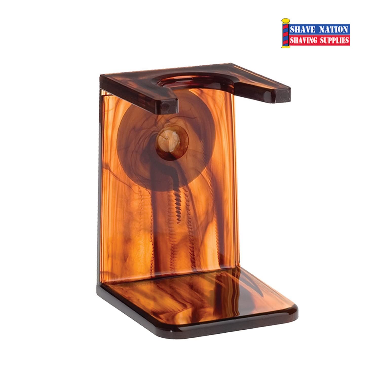 Premium Acrylic Shaving Brush Stand - Durable & Stylish for Wet Shaving - Multiple Color Options - Perfect for Bathroom Vanity & Men's Grooming Kit