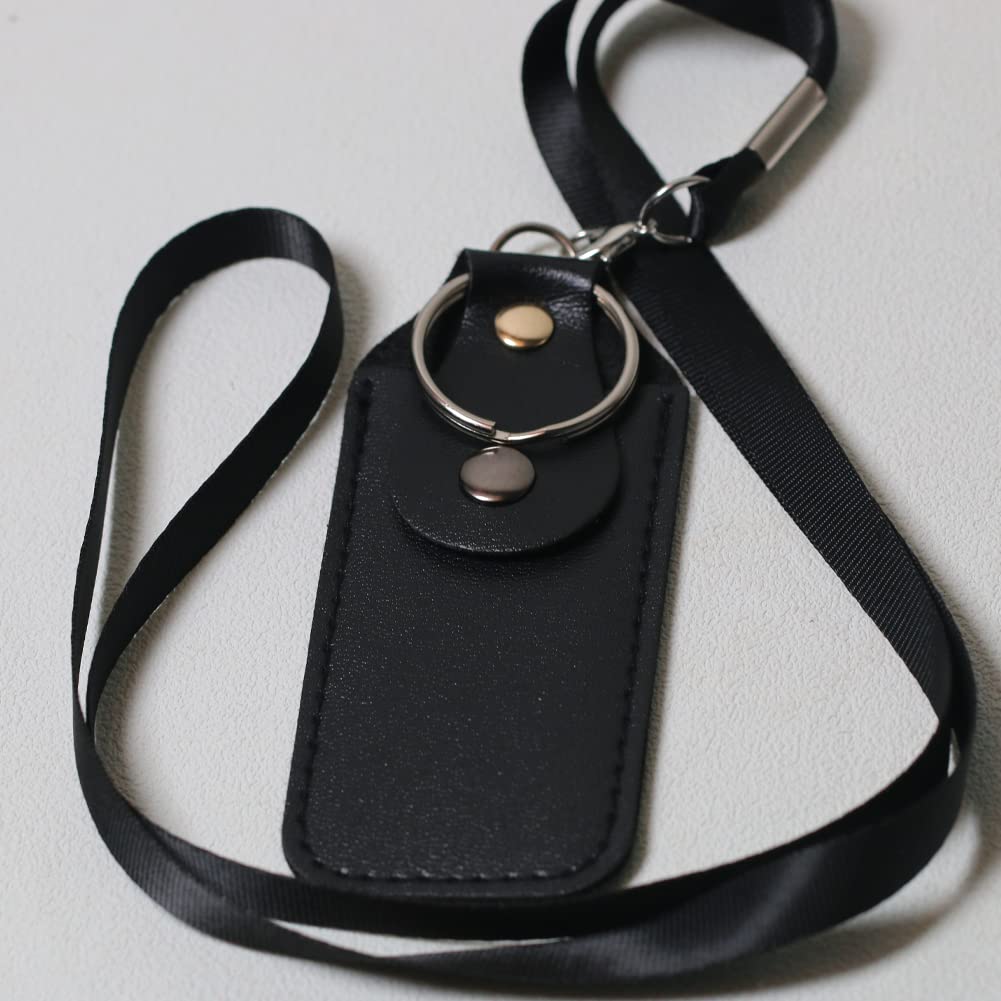 2PCS Leather Keychain USB Flash Drive 64GB/128GB/256GB, High-Speed USB 2.0 Memory Stick for Data Storage - Perfect for Office, School, Travel & Gift Giving (Black)