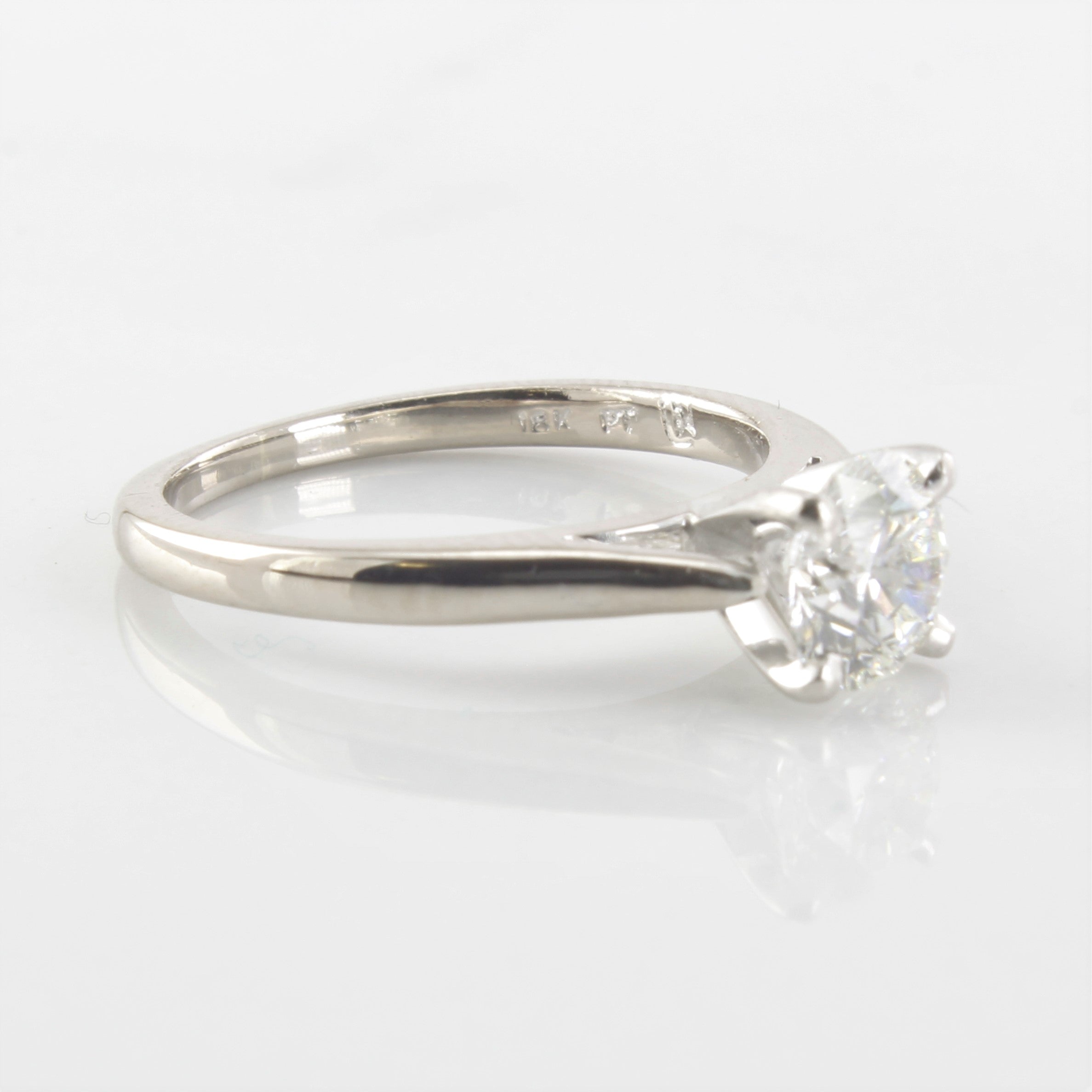 GIA Certified 0.85 Carat Internally Flawless (IF) I Color Diamond Solitaire Engagement Ring - Size 5.5 - Perfect for Proposals, Anniversaries & Bridal Jewelry