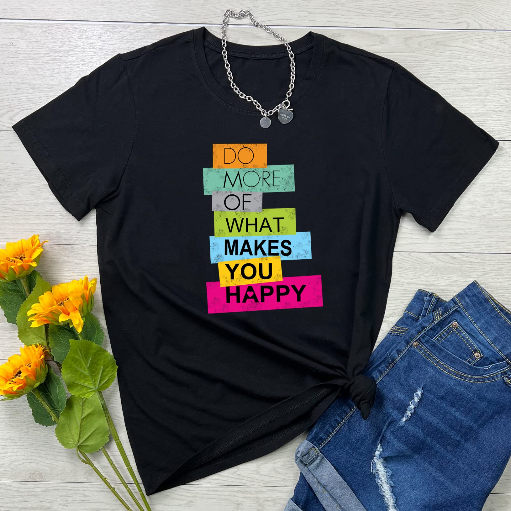 BLACKOO Women's Graphic Soft T-Shirts - Cute Casual Tees for Everyday Wear | Perfect for Outfits, Lounge, and Street Style