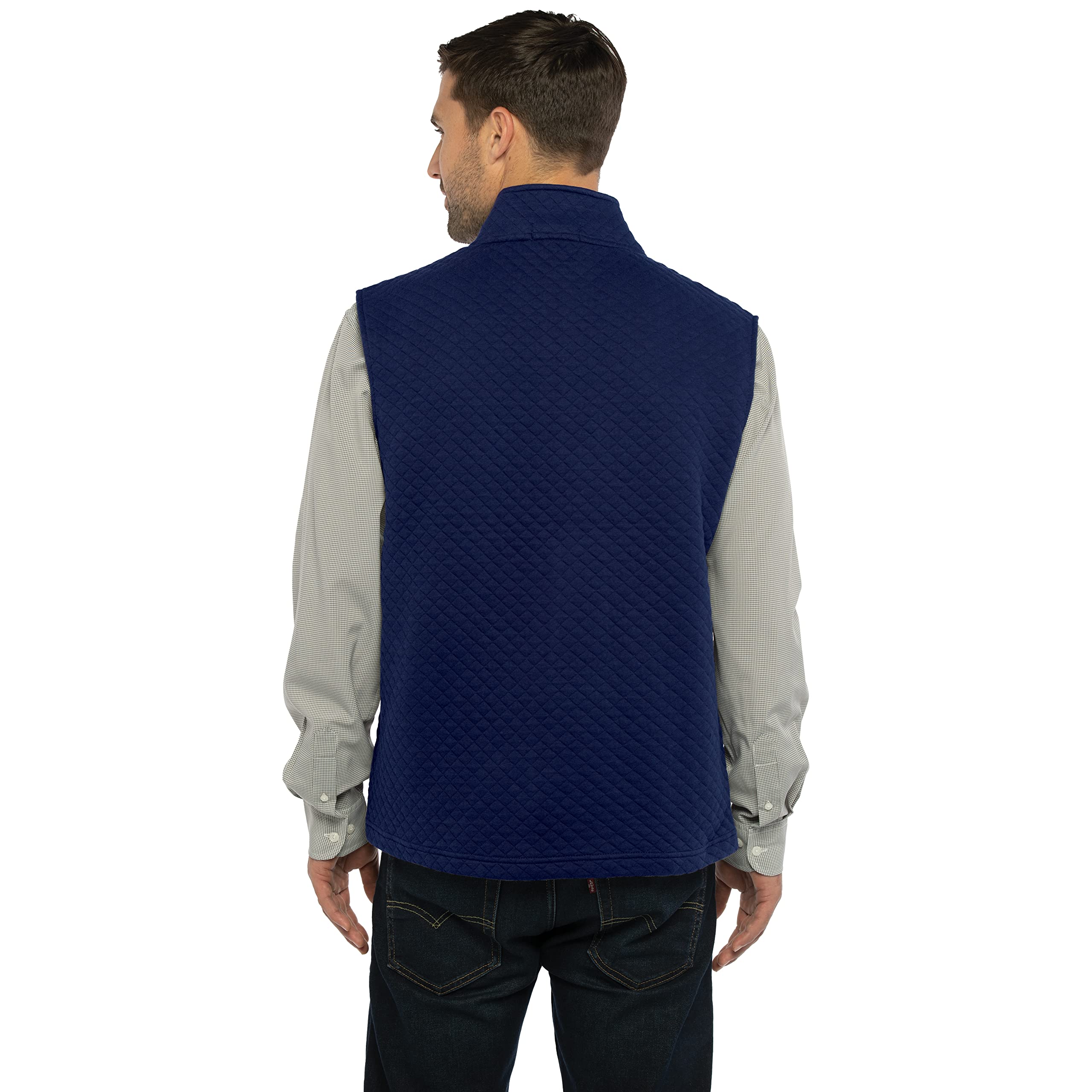 Virginia Cavaliers Men's X-Large Full Zip Quilted Vest - Lightweight Puffer Jacket for College Game Day, Tailgating & Outdoor Activities