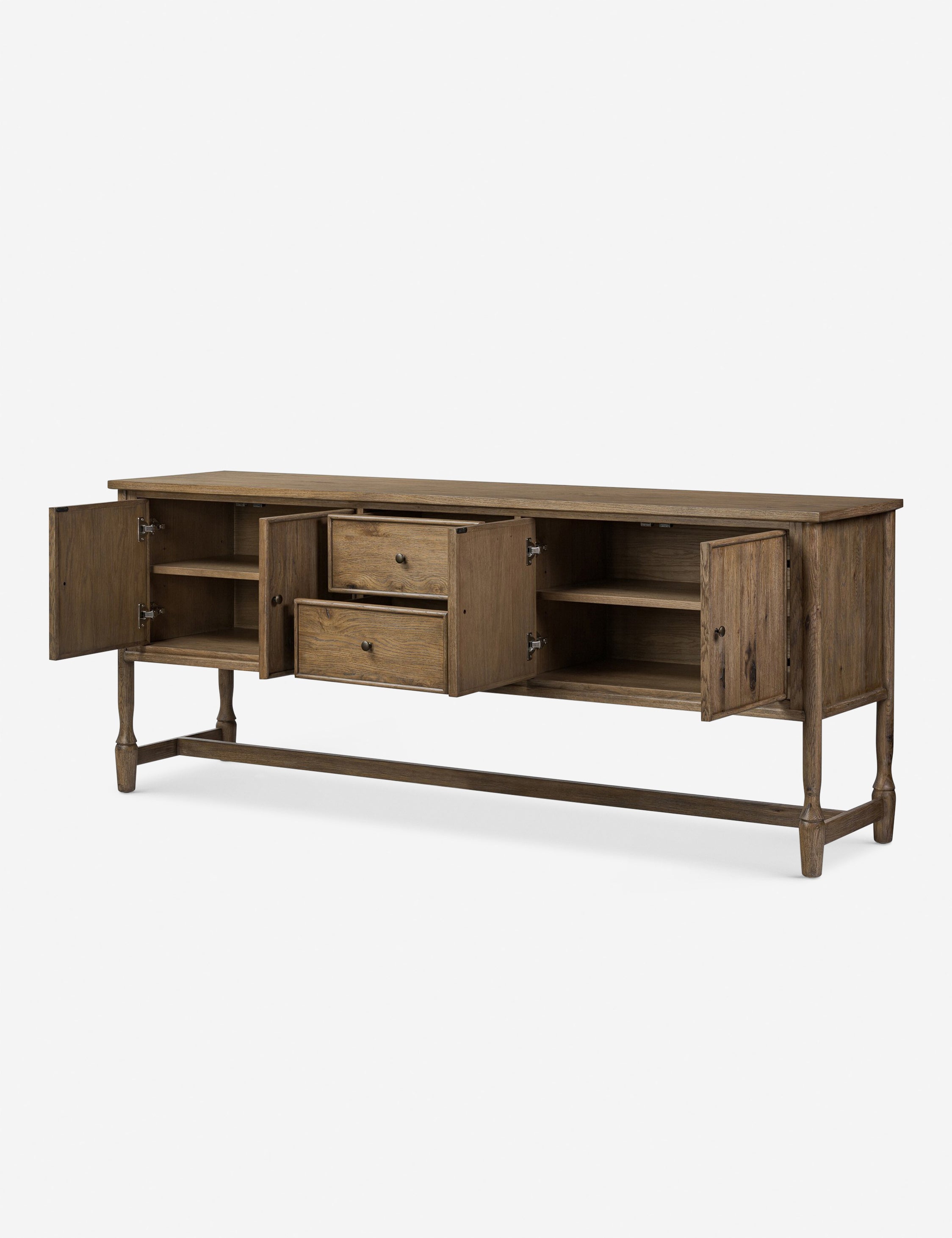 Bari Sideboard by Amber Lewis x Four Hands - Modern Wooden Buffet Cabinet for Dining Room, Living Room & Entryway Storage