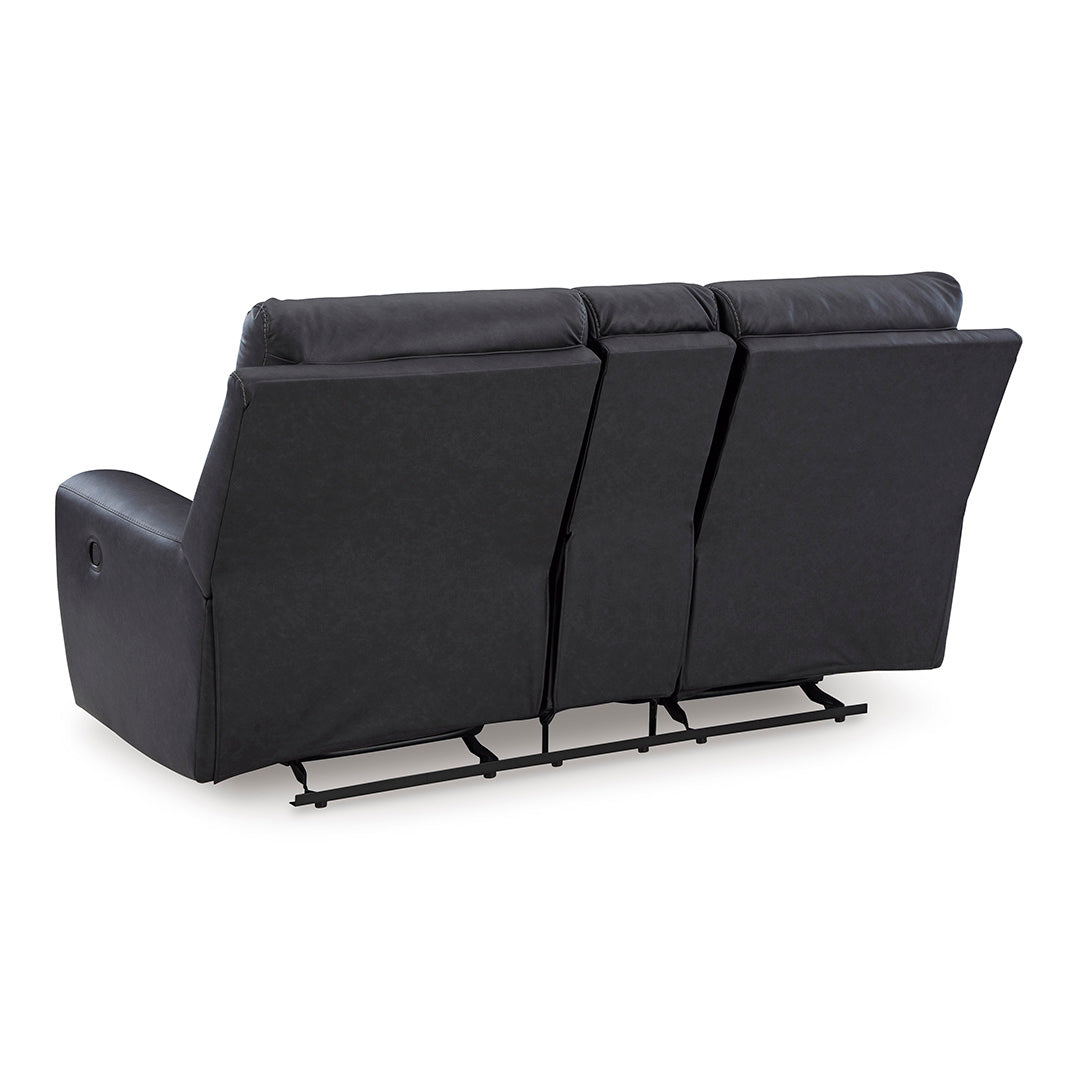 Montacute Reclining Loveseat with Console - Modern Comfort for Small Spaces, Living Room, Home Theater & Apartment Relaxation