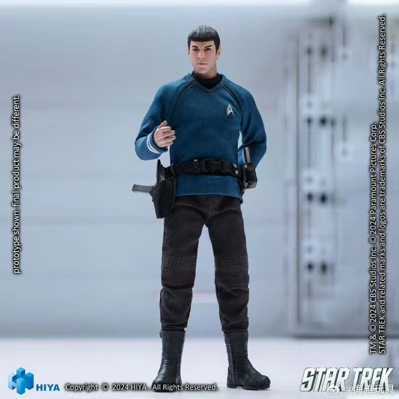 1/12 Scale HIYA 16CM Spock Action Figure - Star Trek 2009 Movie Collectible Model for Display & Photography | Perfect for Sci-Fi Fans & Toy Collectors