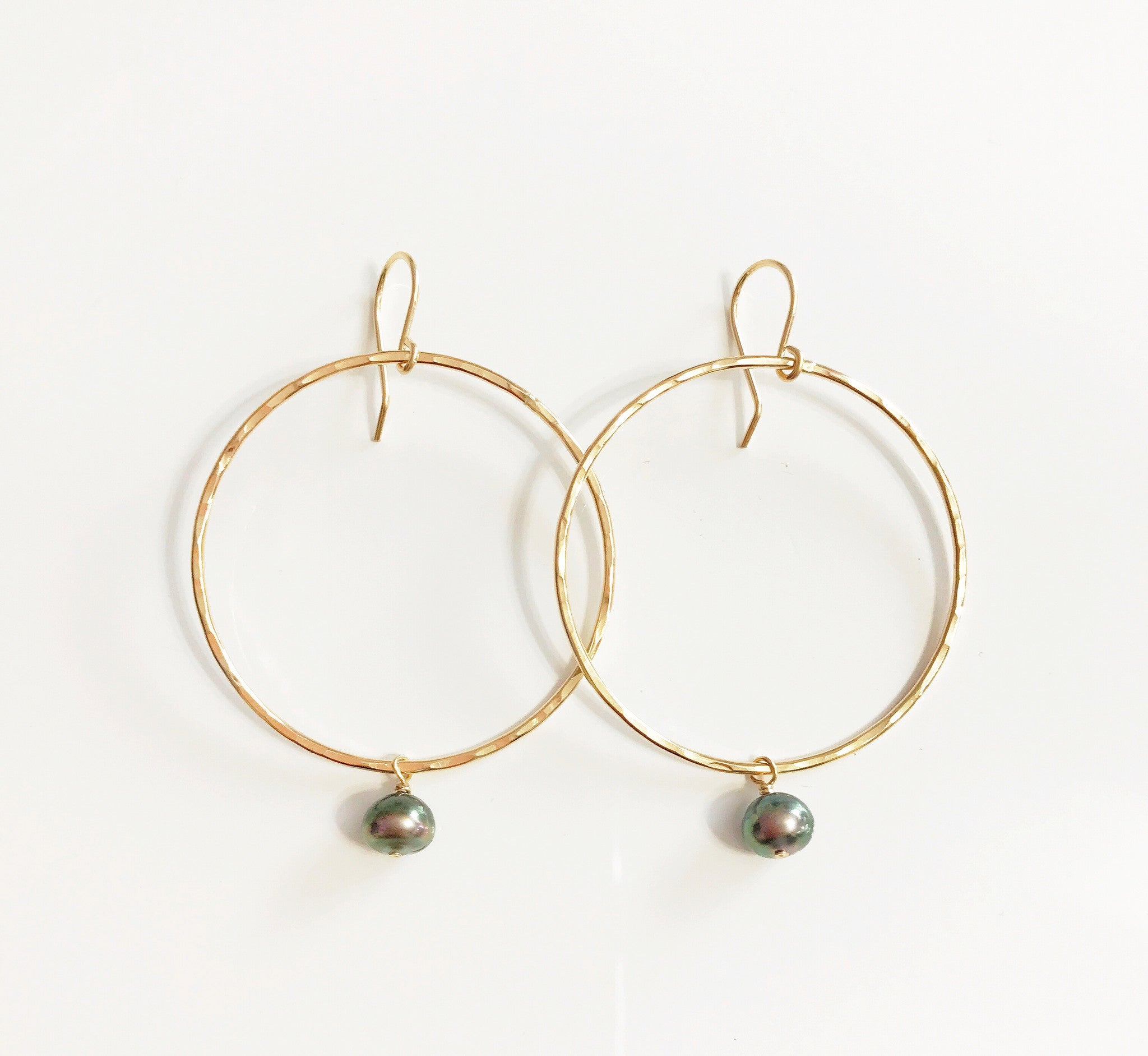 Exquisite Keshi Tahitian Pearl Earrings (E350) - Handmade Jewelry for Women, Perfect for Weddings, Parties & Special Occasions