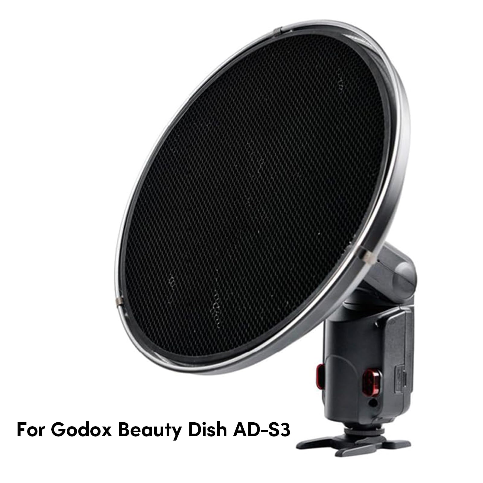 Professional Grid Diffuser Beauty Dish for Photography - Soft & Precise Lighting Control, Artistic Portrait & Studio Shoots - Perfect for Fashion, Beauty, and Product Photography