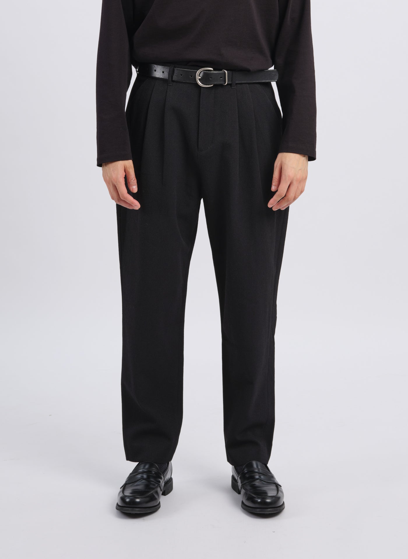 Solotex Garbardine Work Pants - Ankle Length Relaxed Tapered Fit for Men & Women | Comfortable Office & Business Casual Wear [Size 10]