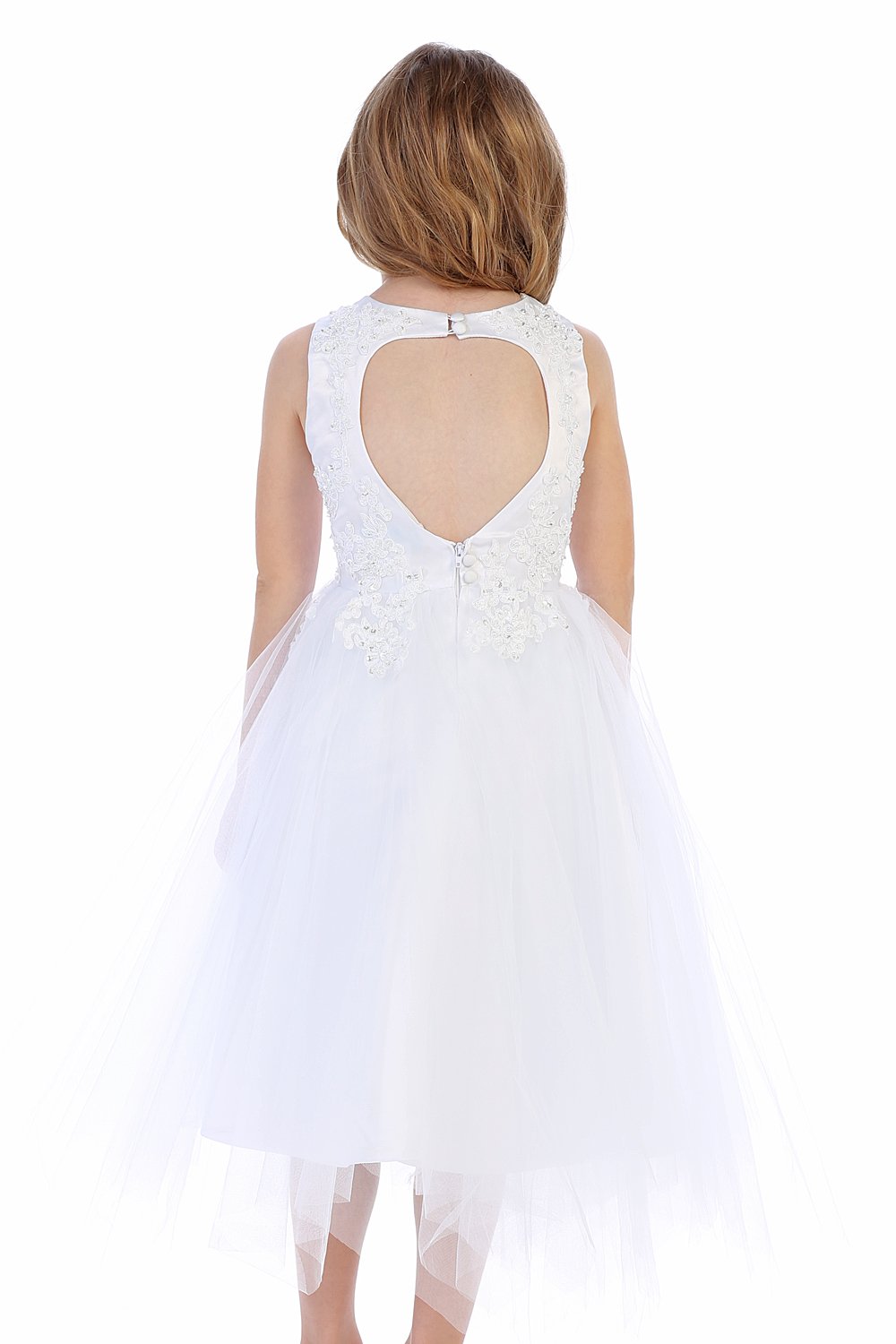 First Communion Dresses for Girls Age 7-16 | Holy White 1st Communion Gowns | Size 4-14 | Perfect for Church Ceremonies, Baptisms & Special Religious Occasions