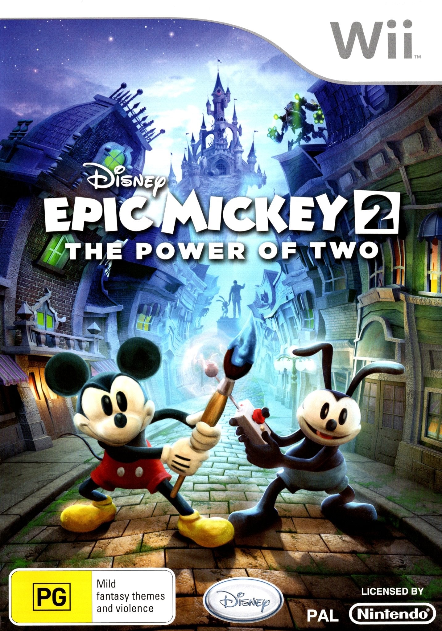 Disney Epic Mickey 2: The Power of Two - Nintendo Wii Game (PAL Version) | Action-Adventure Co-op Game for Family Fun & Disney Fans
