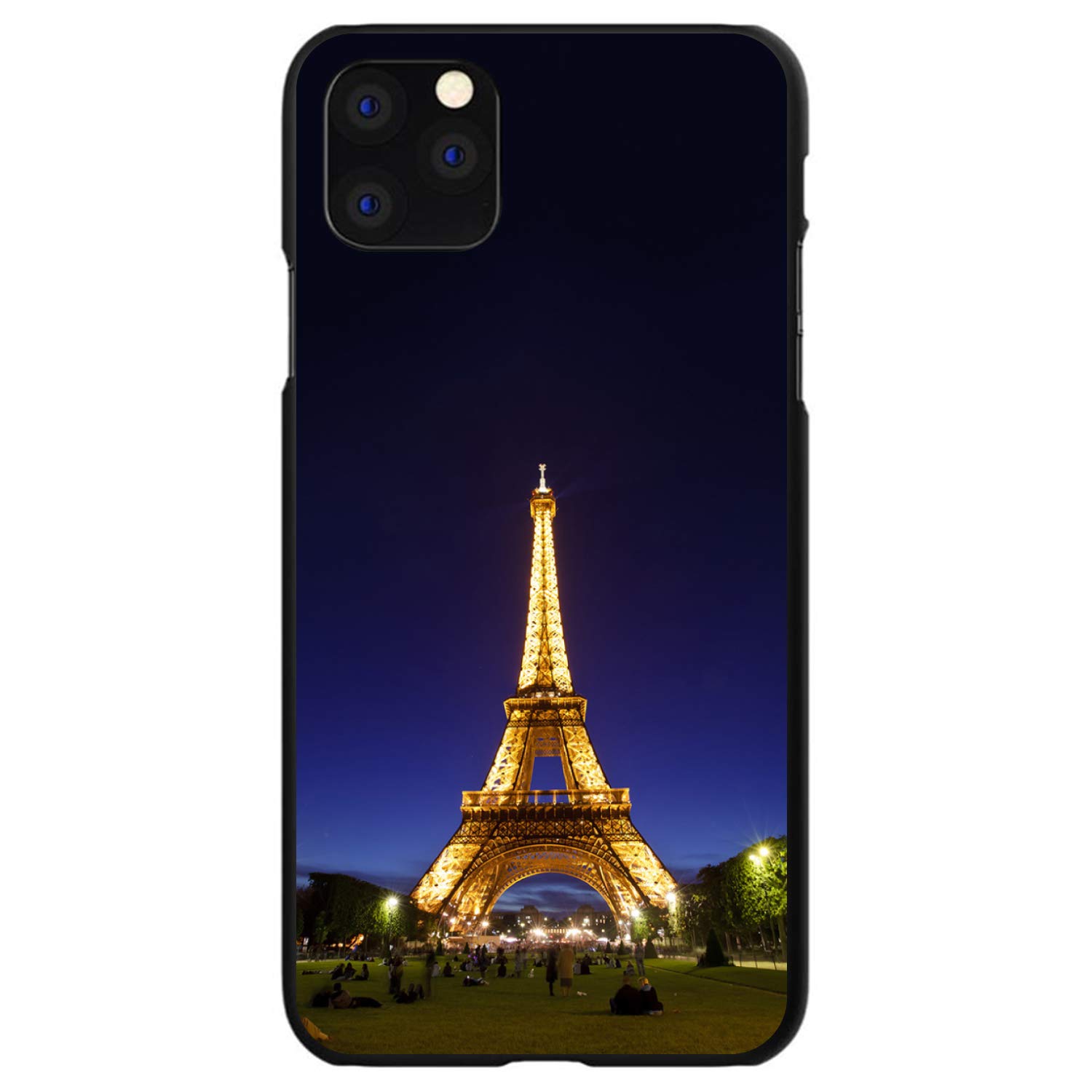 DistinctInk Ultra Slim Hard Plastic Case for iPhone 13 Pro Max (6.7 Inch) - Paris Eiffel Tower Night Design - Lightweight Protective Phone Cover - Perfect for Travel Lovers & Paris Enthusiasts