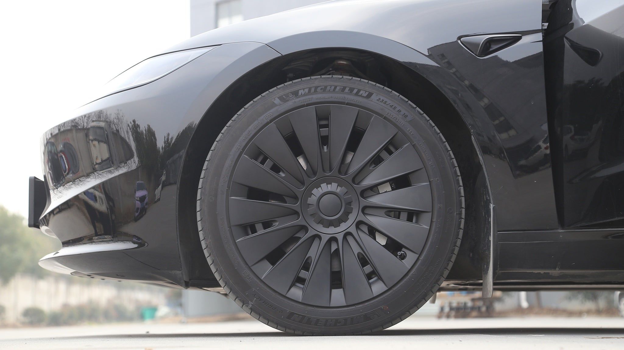1 PCS Tesla Model 3 Highland 18-Inch Induction Style Wheel Cover Replacement - Perfect for Enhanced Aerodynamics & Stylish Upgrade