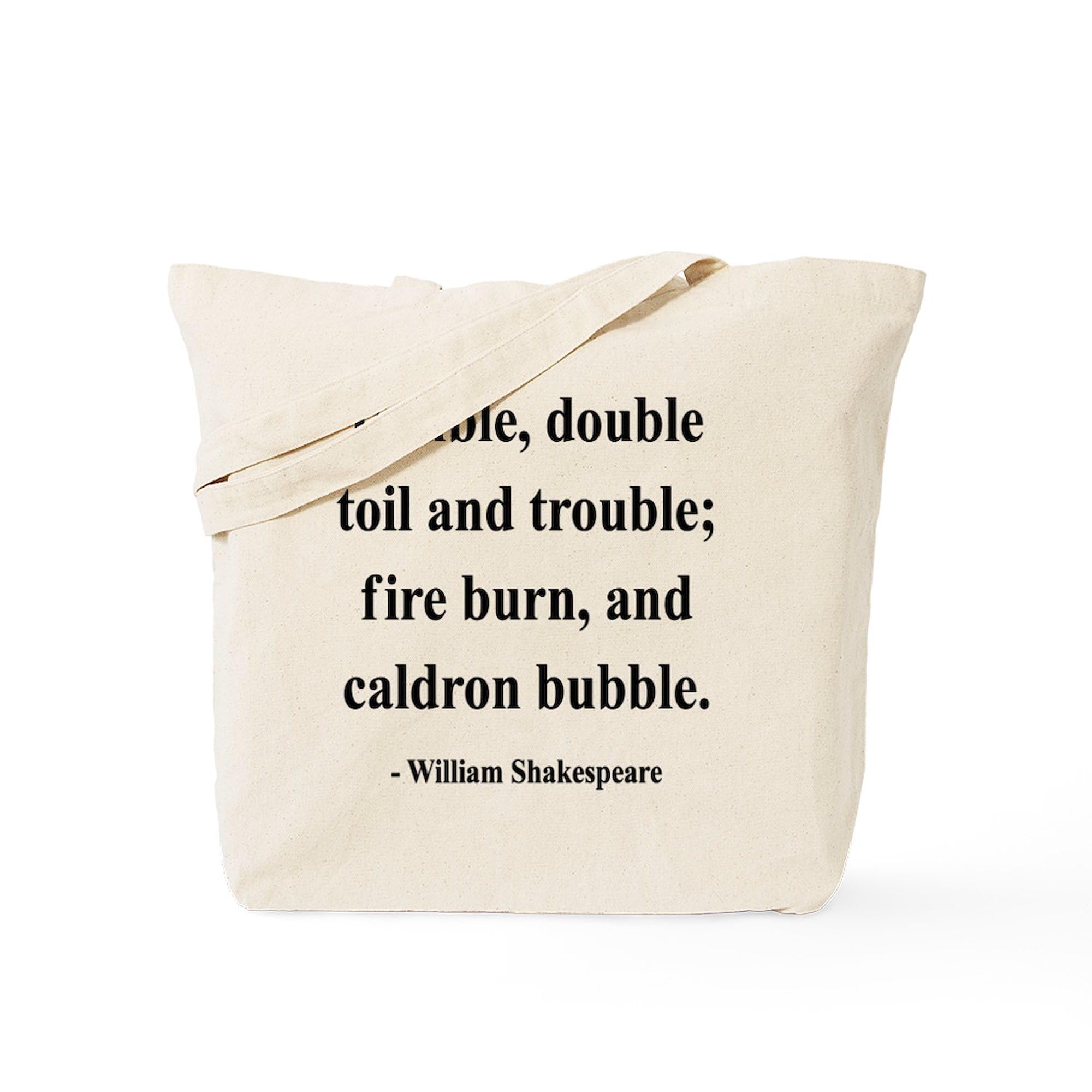 Shakespeare 24 Tote Bag - Natural Canvas Reusable Shopping Bag for Groceries, Books & Daily Essentials | Eco-Friendly & Durable
