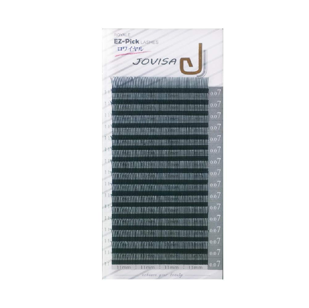 JOVISA 6D EZ Pick Mink Premade Fan Eyelash Extensions - 0.07mm CC Curl Volume Lashes (12mm) - Perfect for Bridal, Party & Special Occasion Makeup