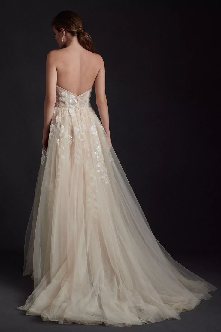 Wtoo Austin Gown - Elegant Wedding Dress with Lace Details | Perfect for Bridal Ceremonies, Formal Events & Special Occasions