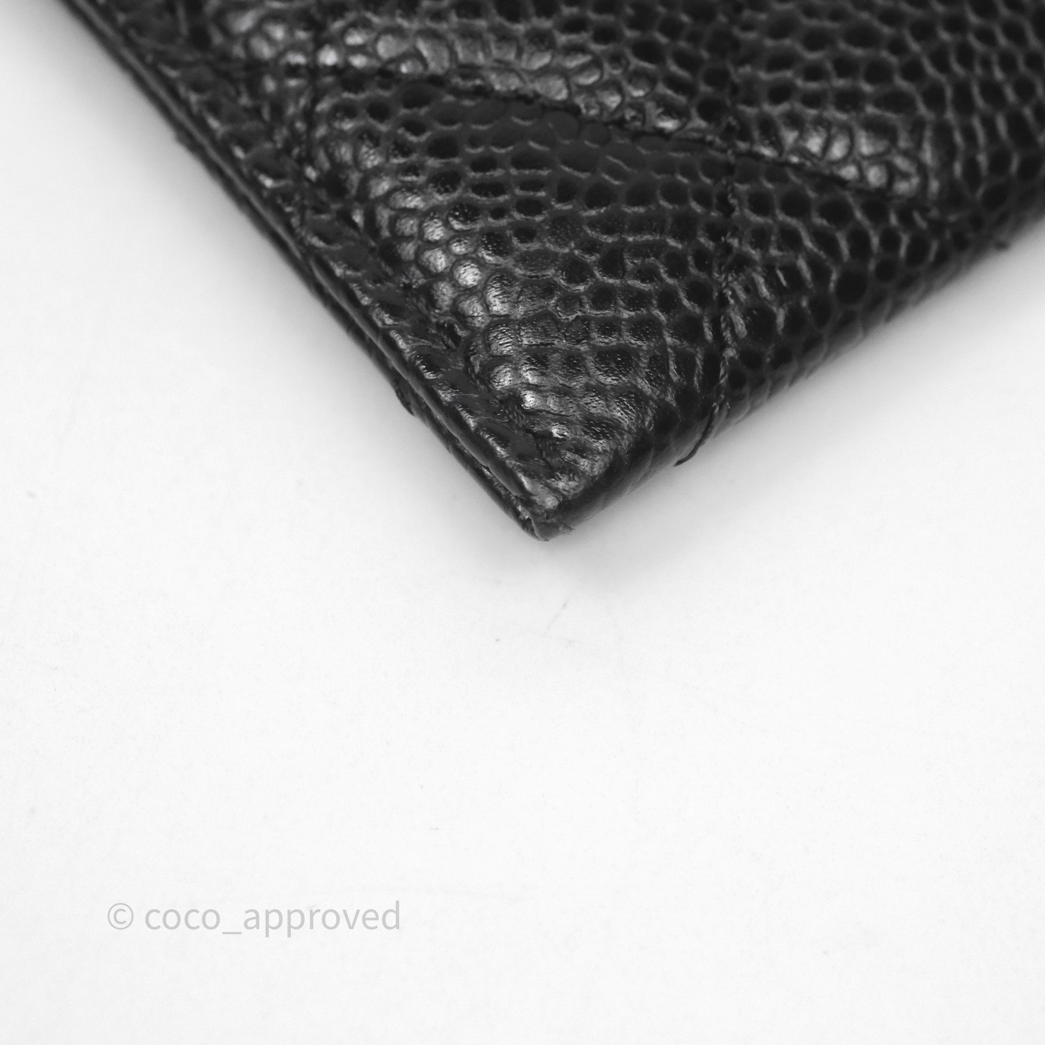 Chanel Classic Flat Card Holder in Black Caviar Leather with Gold Hardware - Luxury Wallet for Women, Perfect for Everyday Use & Gift Giving