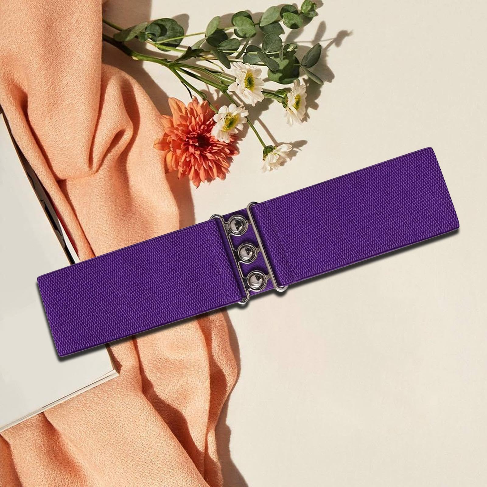 Stylish Women's Elastic Waist Belt - Adjustable Fashion Accessory for Dresses, Parties & Special Occasions | Perfect Birthday Gift & Festival Outfit Enhancer | Ideal for Weddings, Cocktail Events & Holiday Celebrations