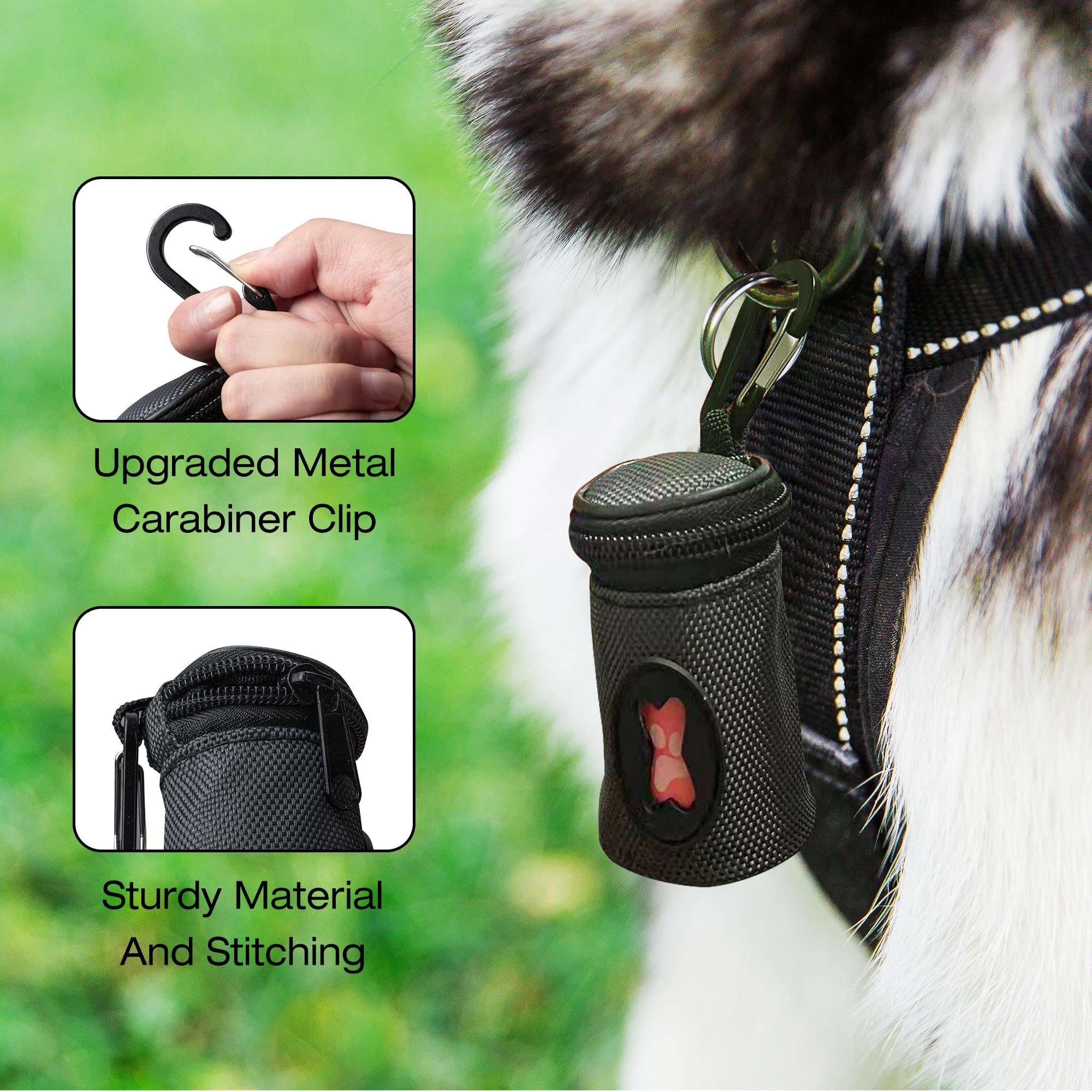 200 Counts Extra Thick Leak-Proof Dog Poop Bags | Durable Pet Waste Bags for Dog Walking, Cat Litter & Outdoor Cleanup | Eco-Friendly Waste Disposal Solution for Parks, Yards & Travel