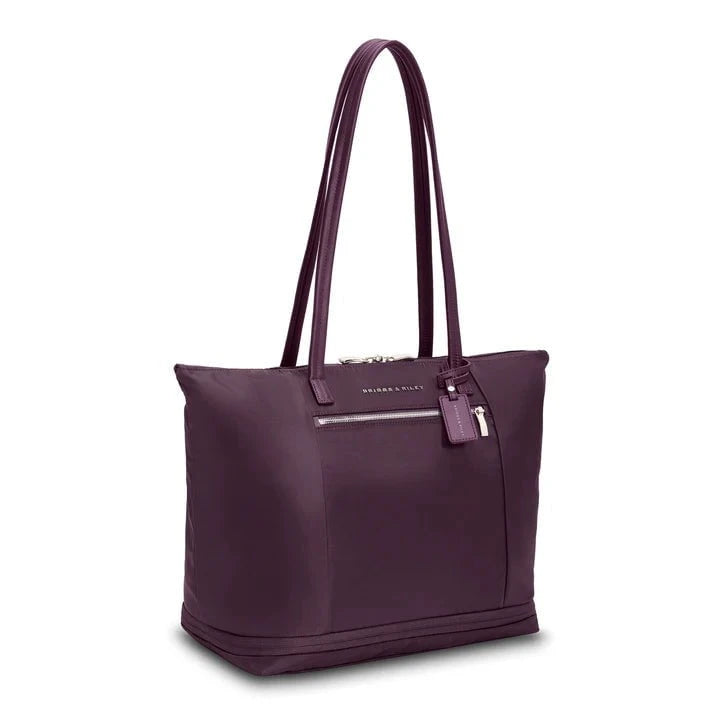 Briggs & Riley Rhapsody 2.0 Expandable Tote Bag - Premium Leather Work Tote for Women, Spacious Laptop Bag with Multiple Pockets | Perfect for Business Travel, Office Commute & Daily Use