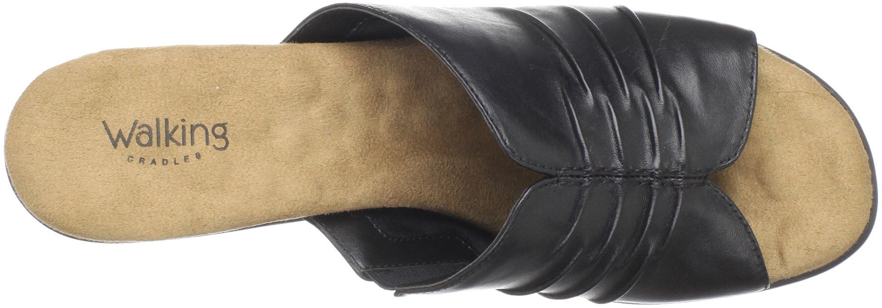 Walking Cradles Women's Comfortable Pleated Loafers - Slip-On Casual Shoes for Work, Travel & Everyday Wear