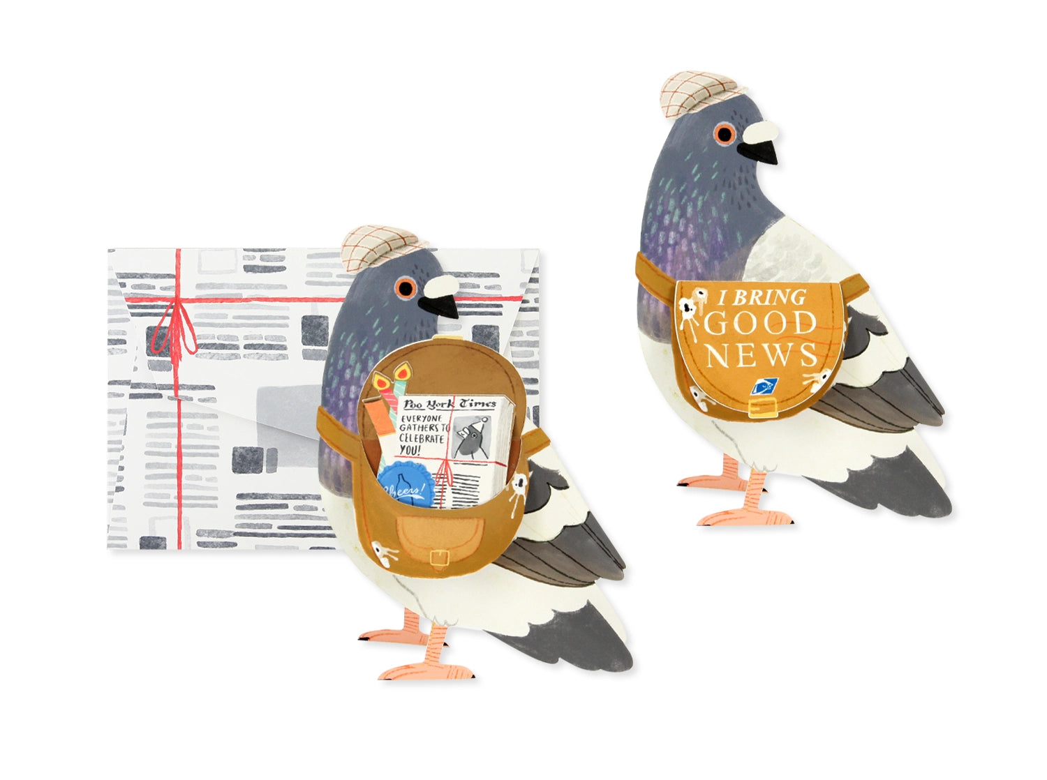 Messenger Pigeon Pop Up Greeting Card - 3D Interactive Birthday, Anniversary & Celebration Card for Friends & Family | Perfect for Special Occasions & Memorable Gifts