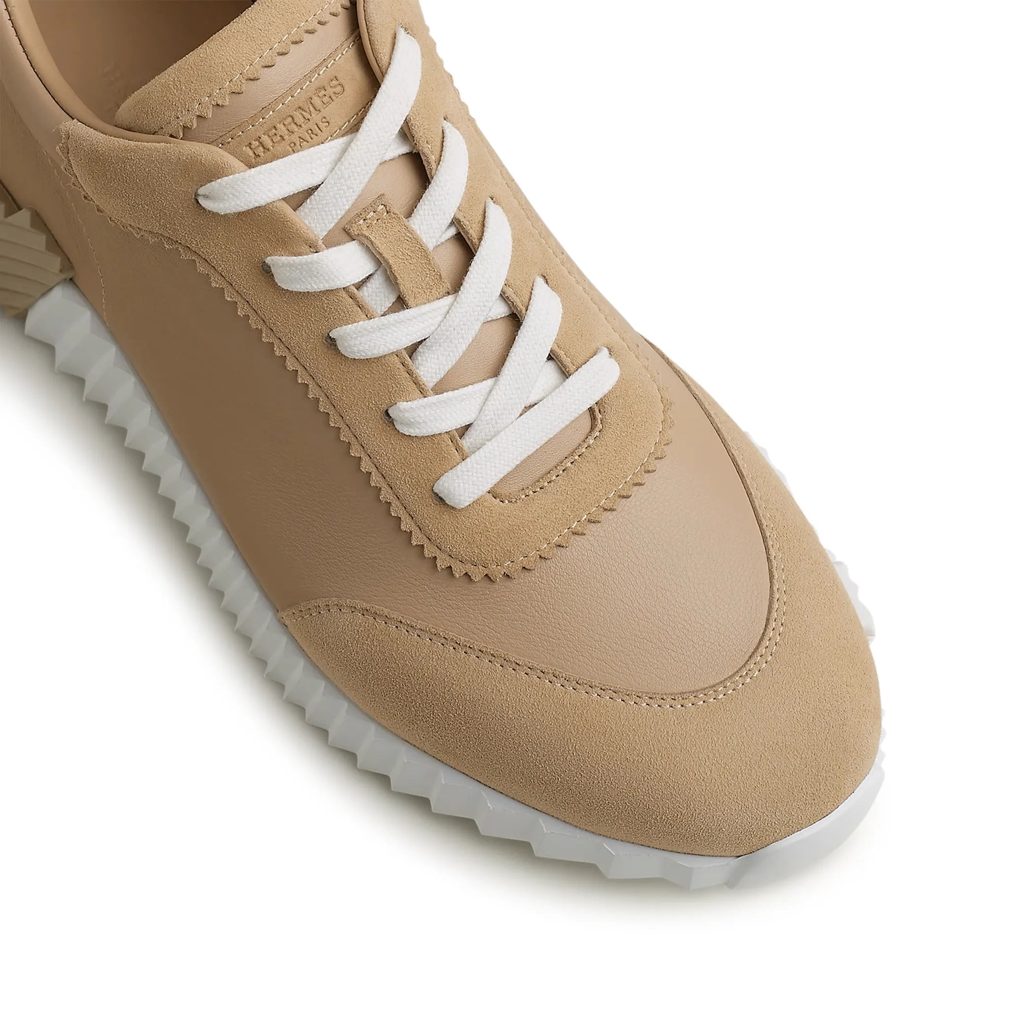 Hermès Paris Bouncing Sneaker - Beige Linen Luxury Casual Shoes for Women | Perfect for Everyday Wear, Office & Social Events