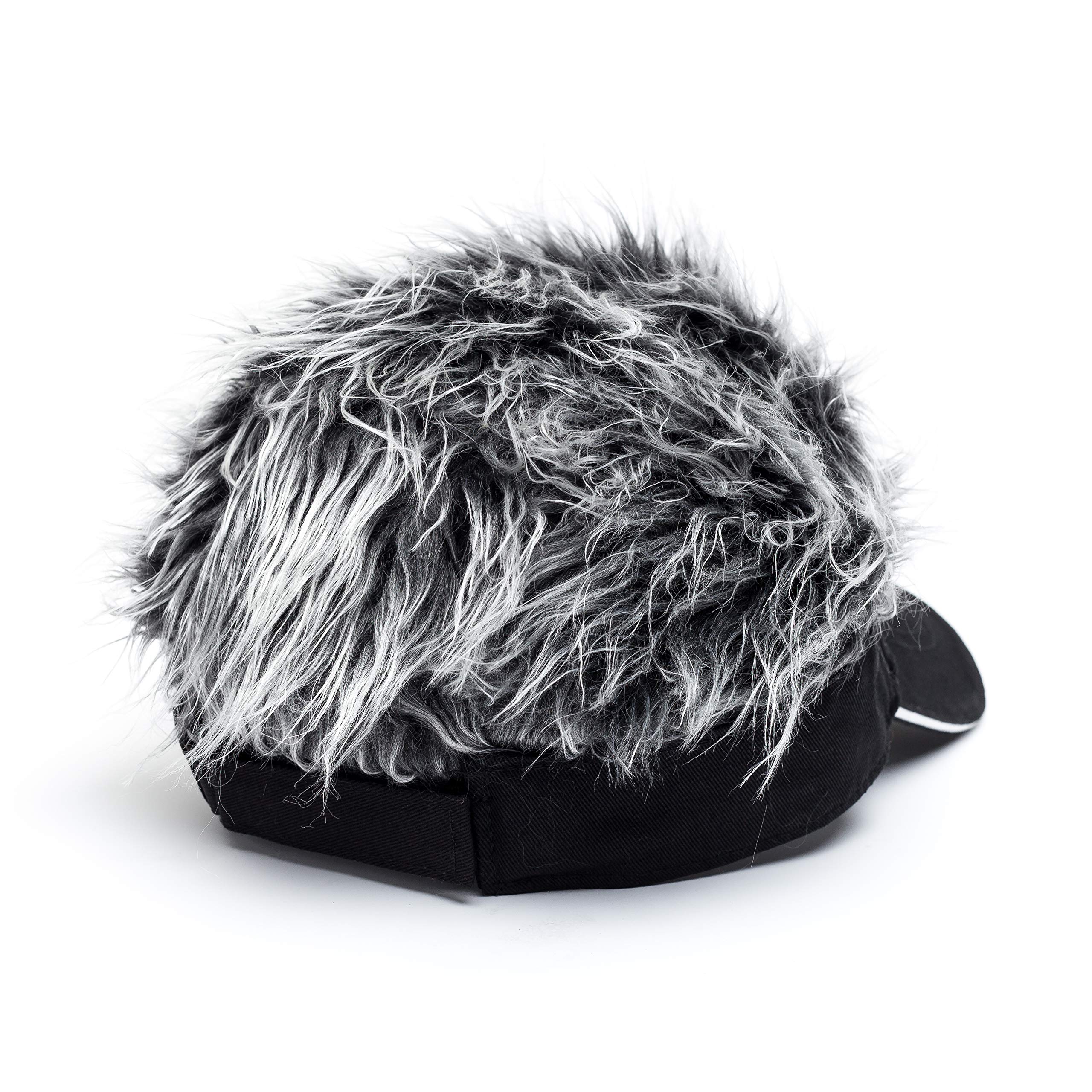 Funny Spiked Hair Visor Cap - Adjustable Novelty Baseball Hat for Men - Perfect for Golf, Cosplay, Halloween & Costume Parties