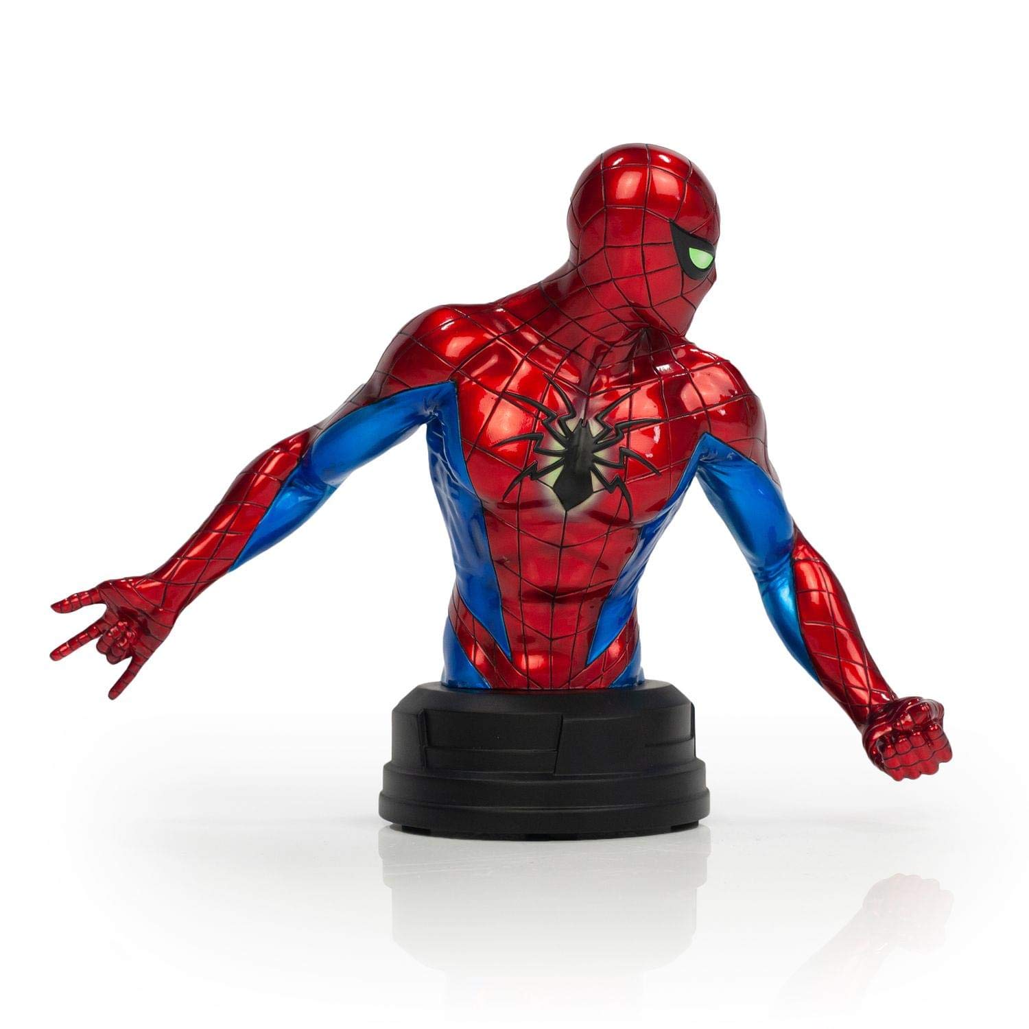 Entertainment Earth Spider-Man Mark IV Suit Mini Bust - Collectible Marvel Superhero Statue for Display & Home Decor
