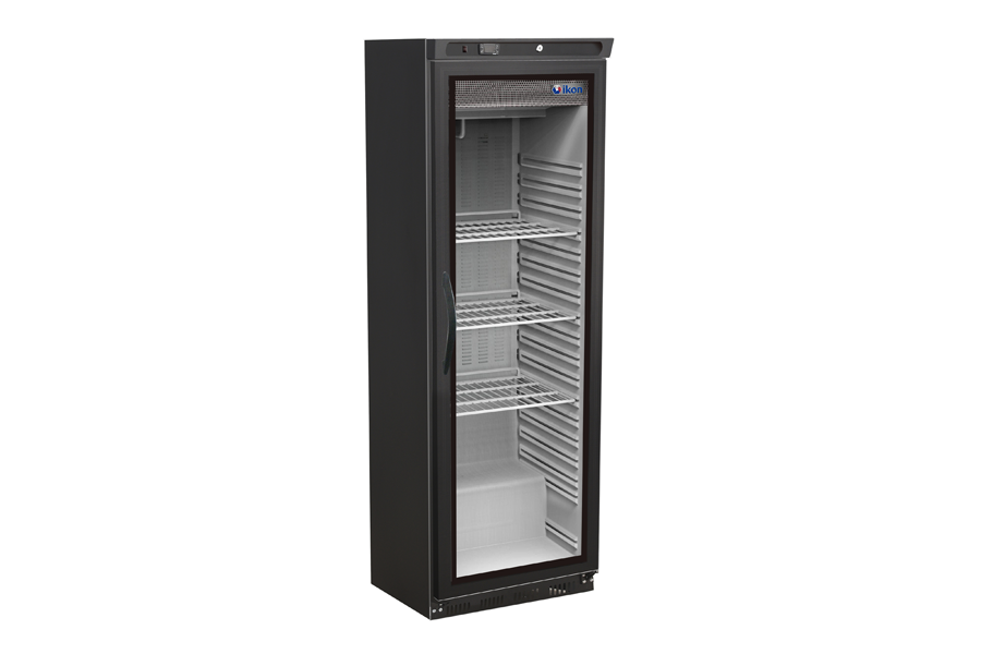 IB15RGBK 15.6 Cu. Ft. Single Glass Door Bottom Mount Refrigerator - Energy Star Rated Under Counter Freezer for Home, Kitchen, Bar & Restaurant Use