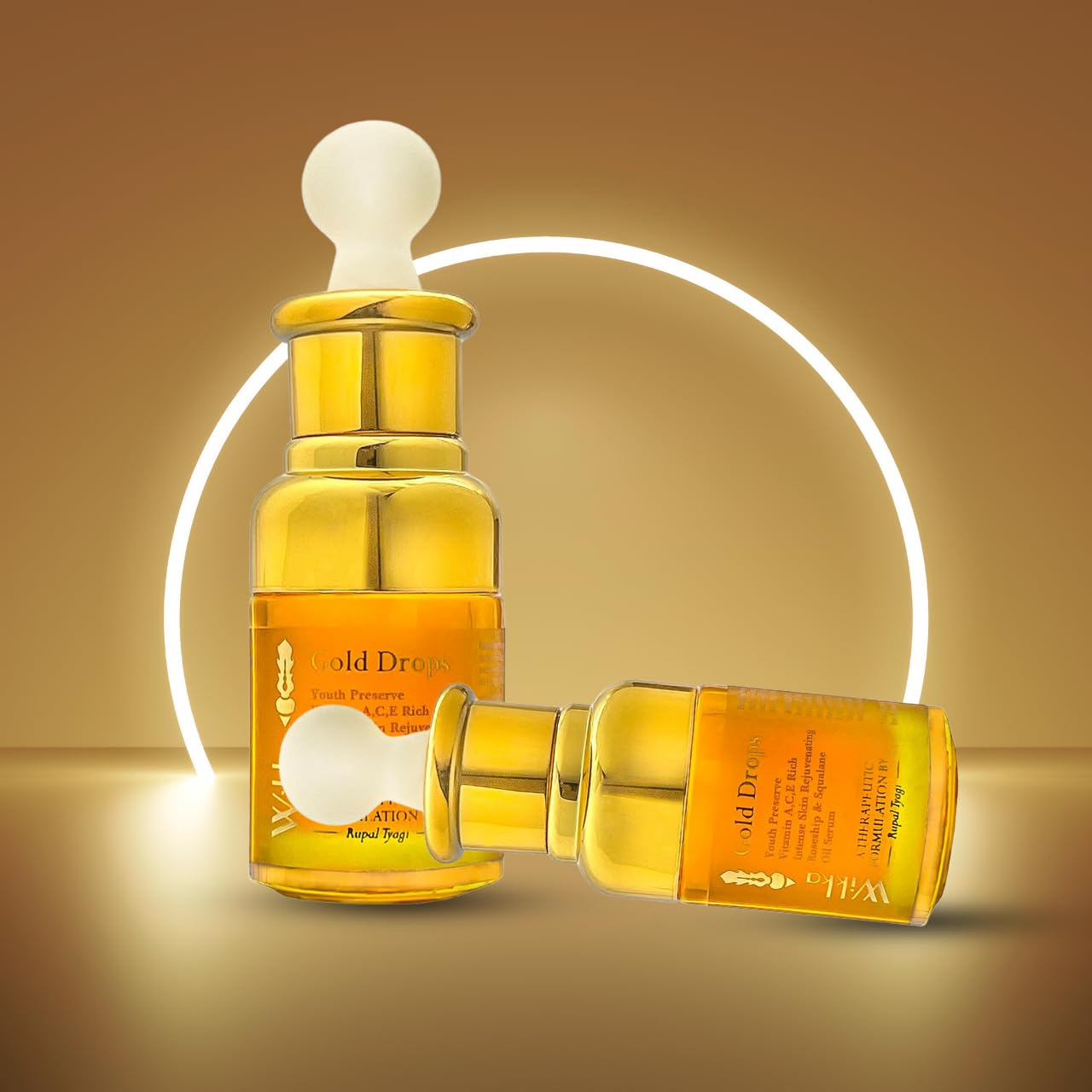 Golddrops Youth Preserve Serum - Anti-Aging Solution with Fresh Botanicals & Vitamins for Youthful Skin (10ml) | Perfect for Daily Skincare Routine & Nighttime Rejuvenation