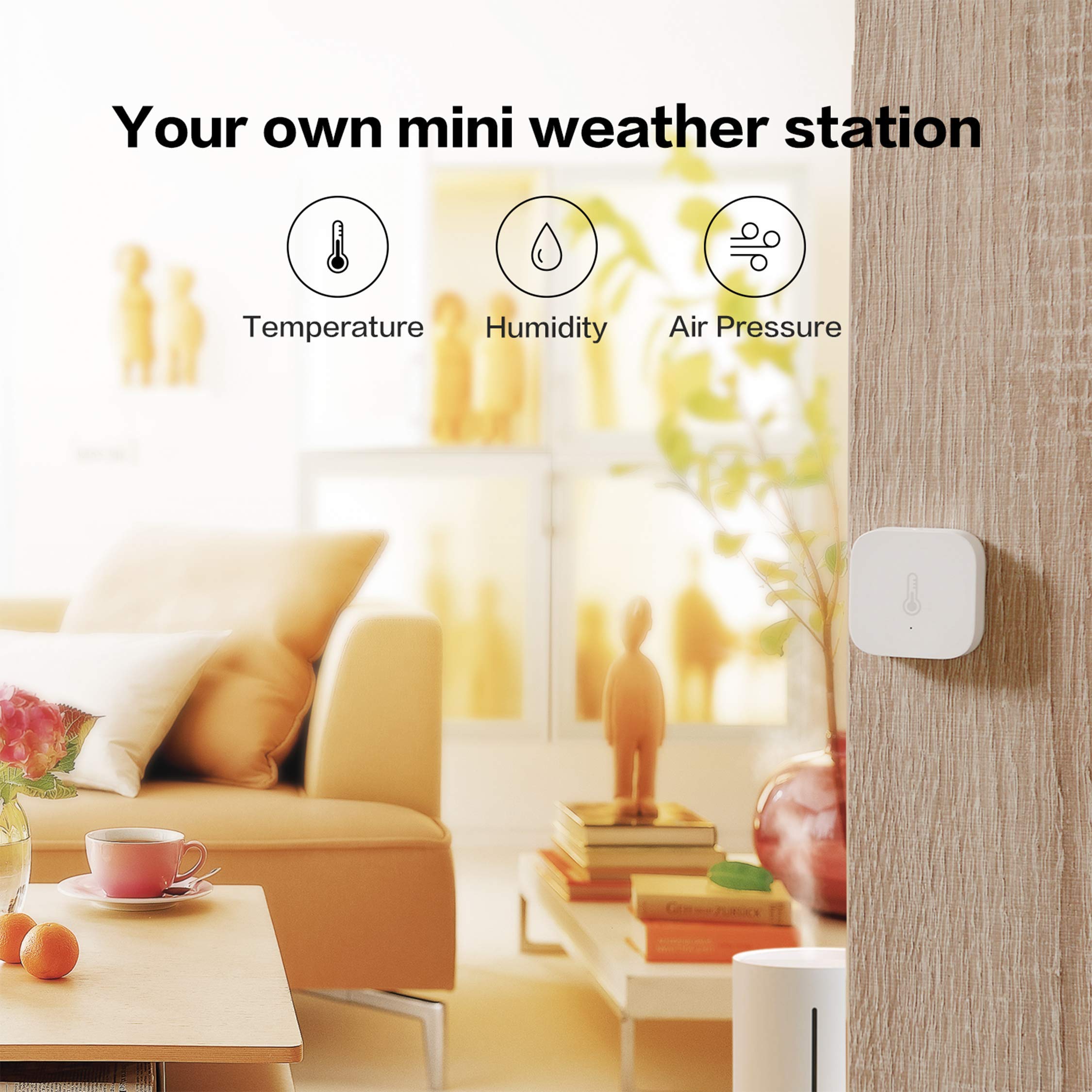 Aqara 2K Indoor Security Camera with Hub G3 Plus & 3-Pack Temperature Humidity Sensors - Compatible with Apple HomeKit Secure Video, Alexa, Google Assistant, IFTTT - Ideal for Home Monitoring, Baby Room, Pet Watching & Smart Home Automation