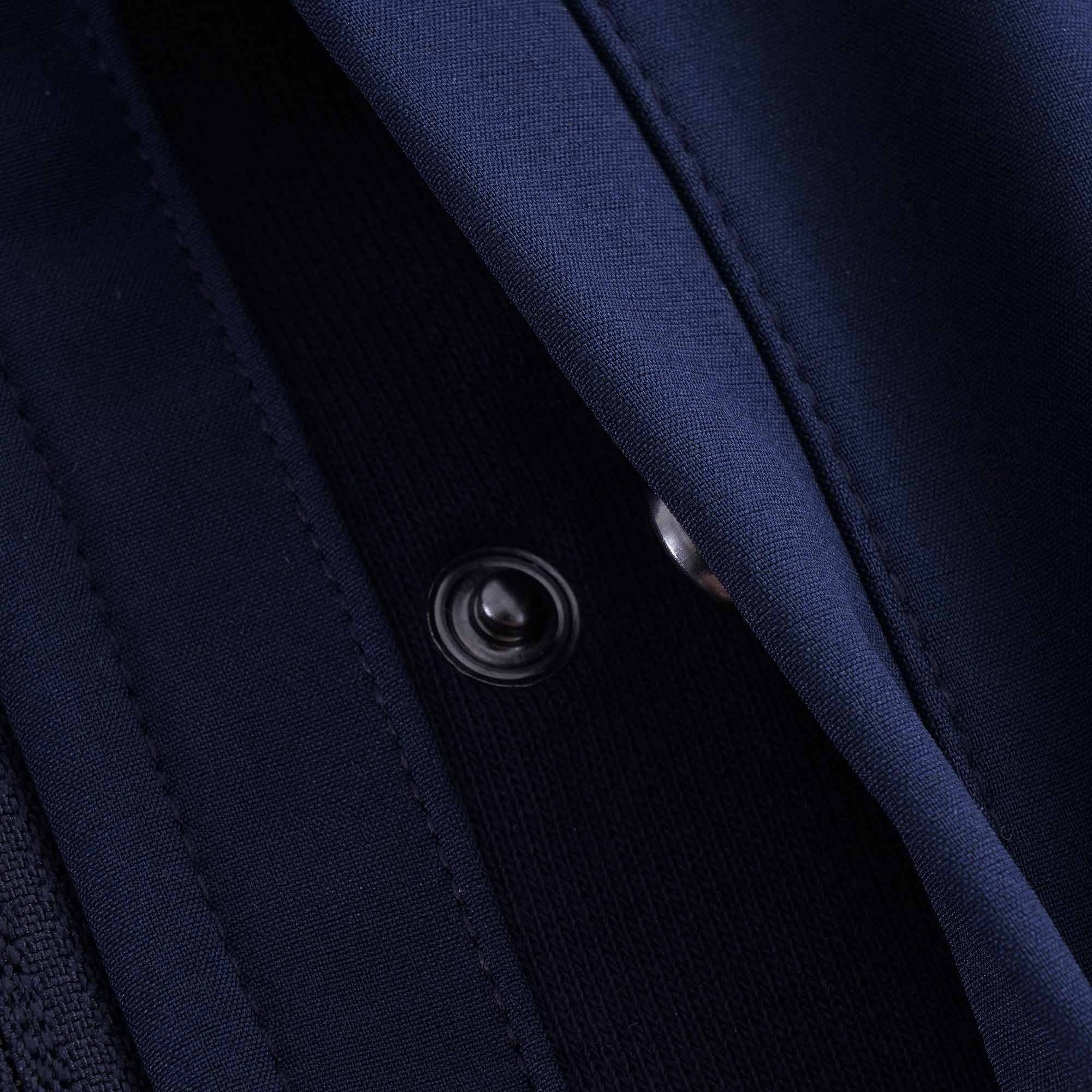 Prada x North Sails Navy Blue Full Zip Hoodie Sweatshirt for Men - Stylish Streetwear for Urban Fashion & Outdoor Activities