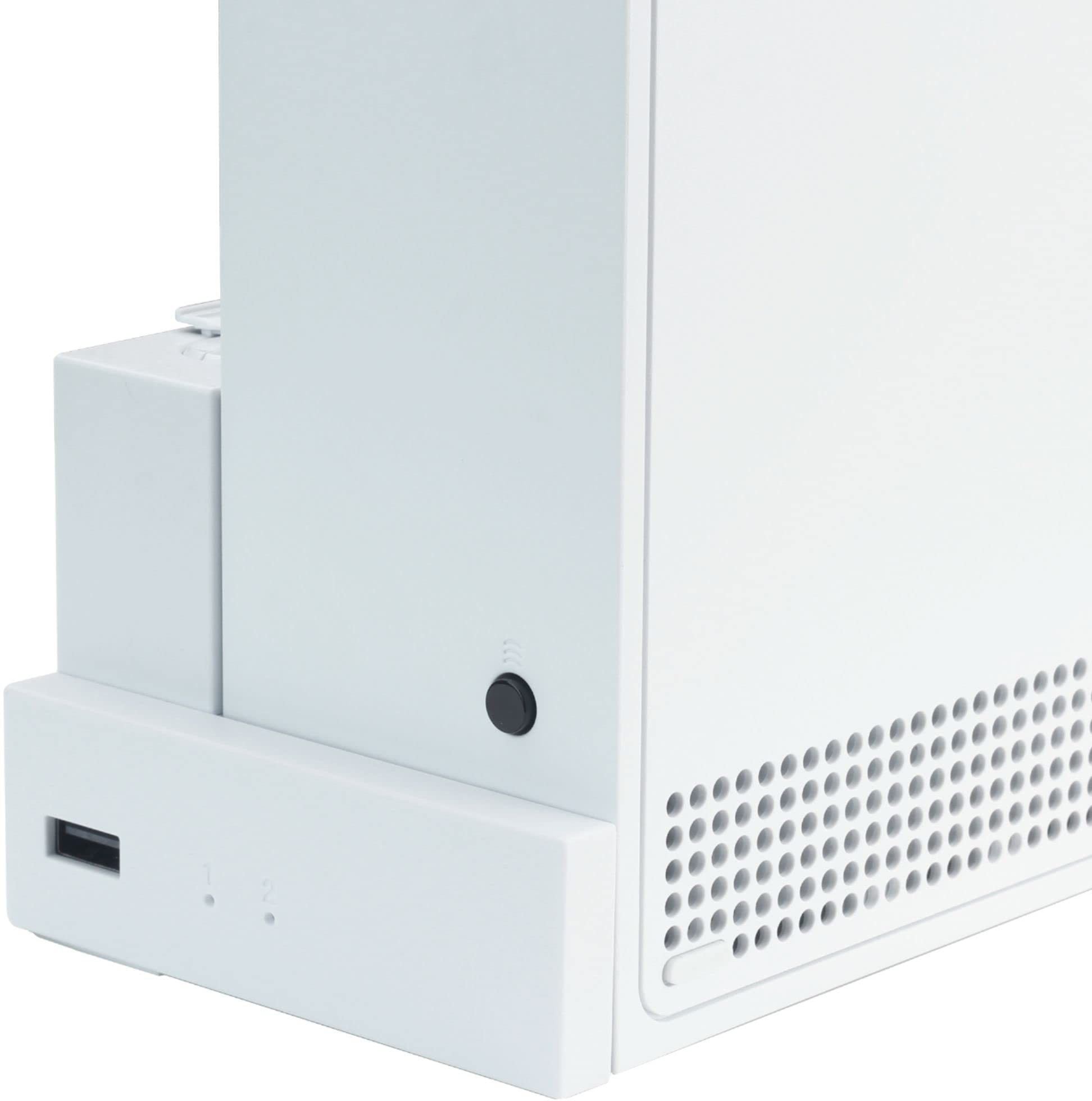 Insignia Side Dock Dual Battery Charger for Xbox Series S - White | Fast Charging Station for Xbox Controllers | Perfect for Gaming Sessions & Multiplayer Setups