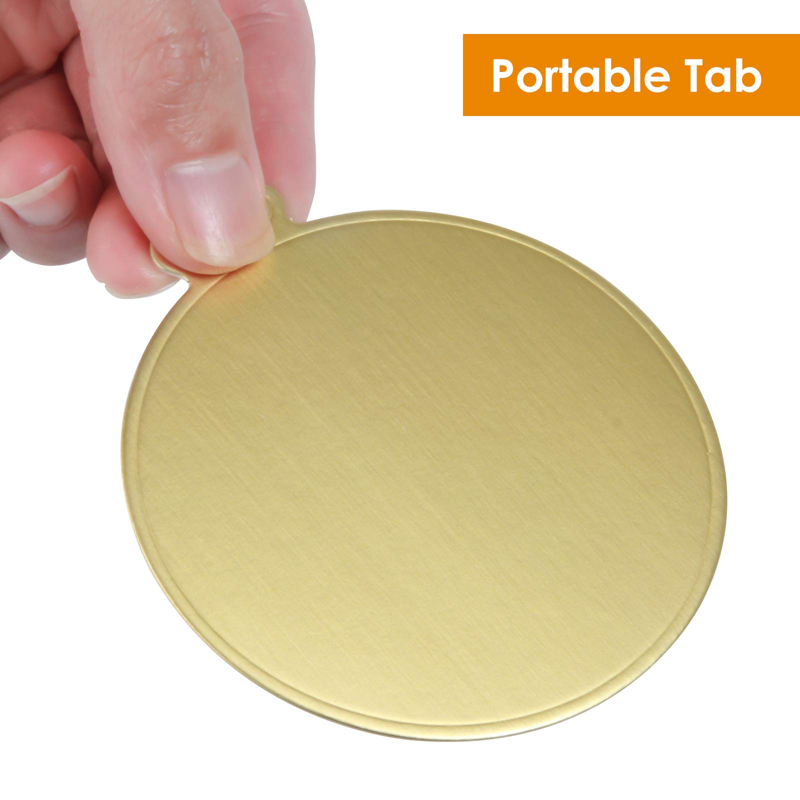 Hanmir 10-Inch Round Cake Base - Sturdy Cardboard Cake Boards for Professional Cake Decorating, Baking & Dessert Displays - Perfect for Birthday, Wedding & Party Cakes
